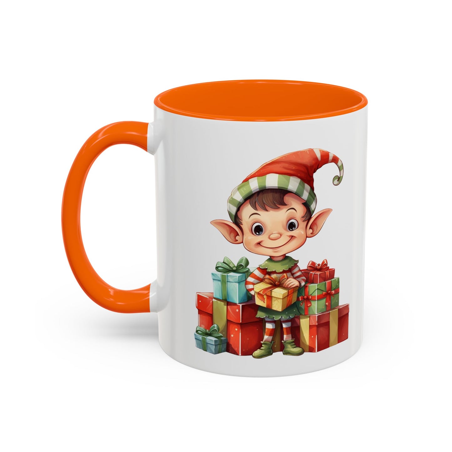Holiday Elf Coffee Mug - Festive Gift Mug, Christmas Decor, Cute Elf Mug, Coffee Lover Gift, Winter Holiday Drinkware