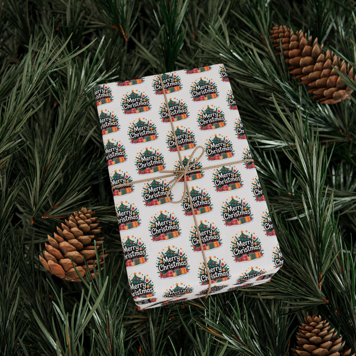 Festive Wrapping Paper, Holiday Gift Wrap, Merry Christmas Design, Party Supplies, Eco-Friendly Gift Wrap, Seasonal Celebrations