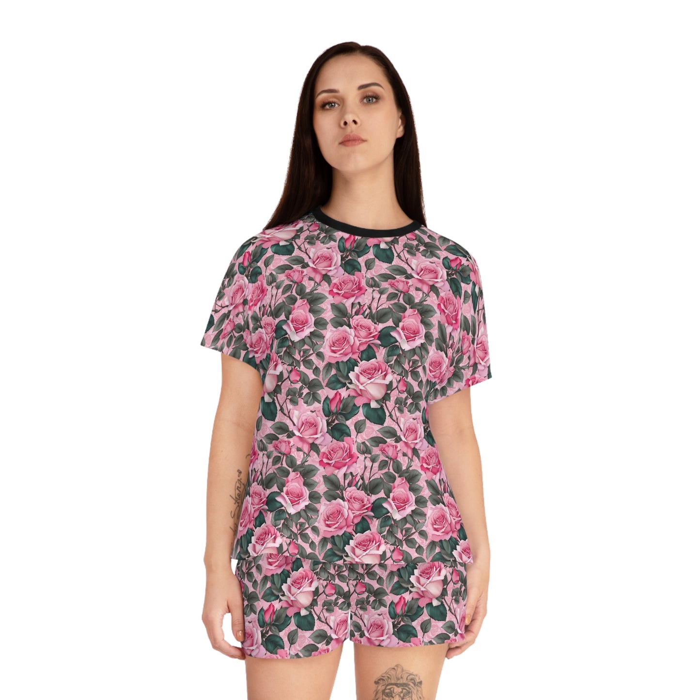 Floral Women's Pajama Set, Cute Sleepwear, Short Sleep Set, Comfortable Nightwear, Summer PJs, Gift for Her
