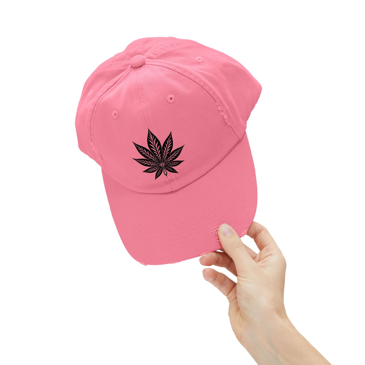 Distressed Embroidered Cap, Unisex Fashion Hat, Streetwear Accessory, Trendy Casual Wear, Gift for Him or Her
