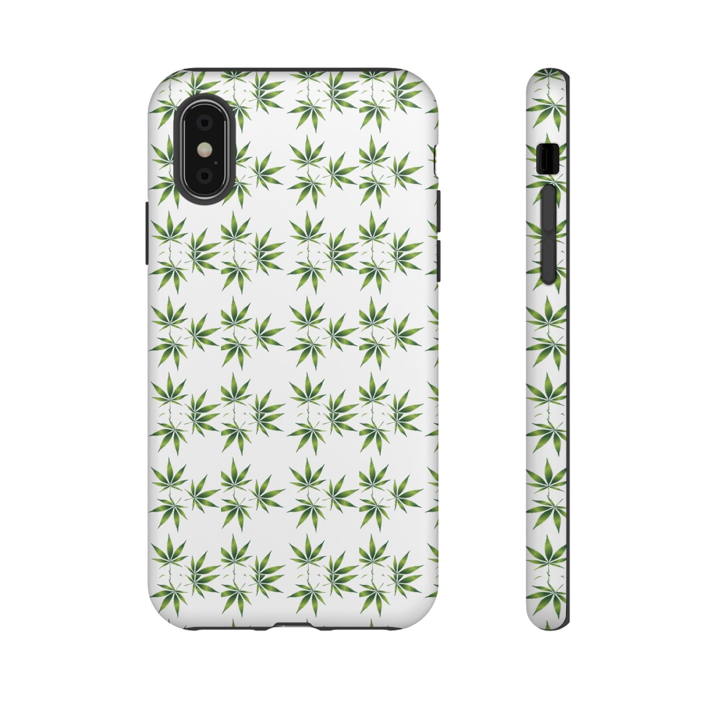 Stylish Phone Case with Cannabis Leaf Design, Durable Phone Cover, Gift for Stoner Friends, Unique Phone Accessory, Nature-Inspired Design