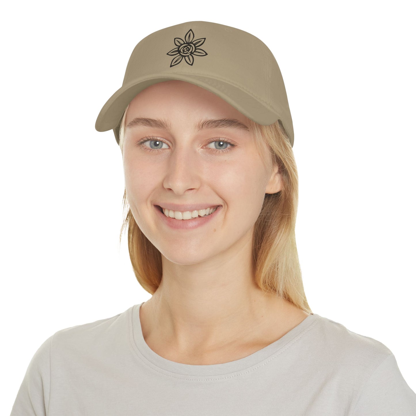 Stylish Floral Low Profile Baseball Cap, Casual Hat, Summer Accessory, Gift for Her, Trendy Headwear, Everyday Wear