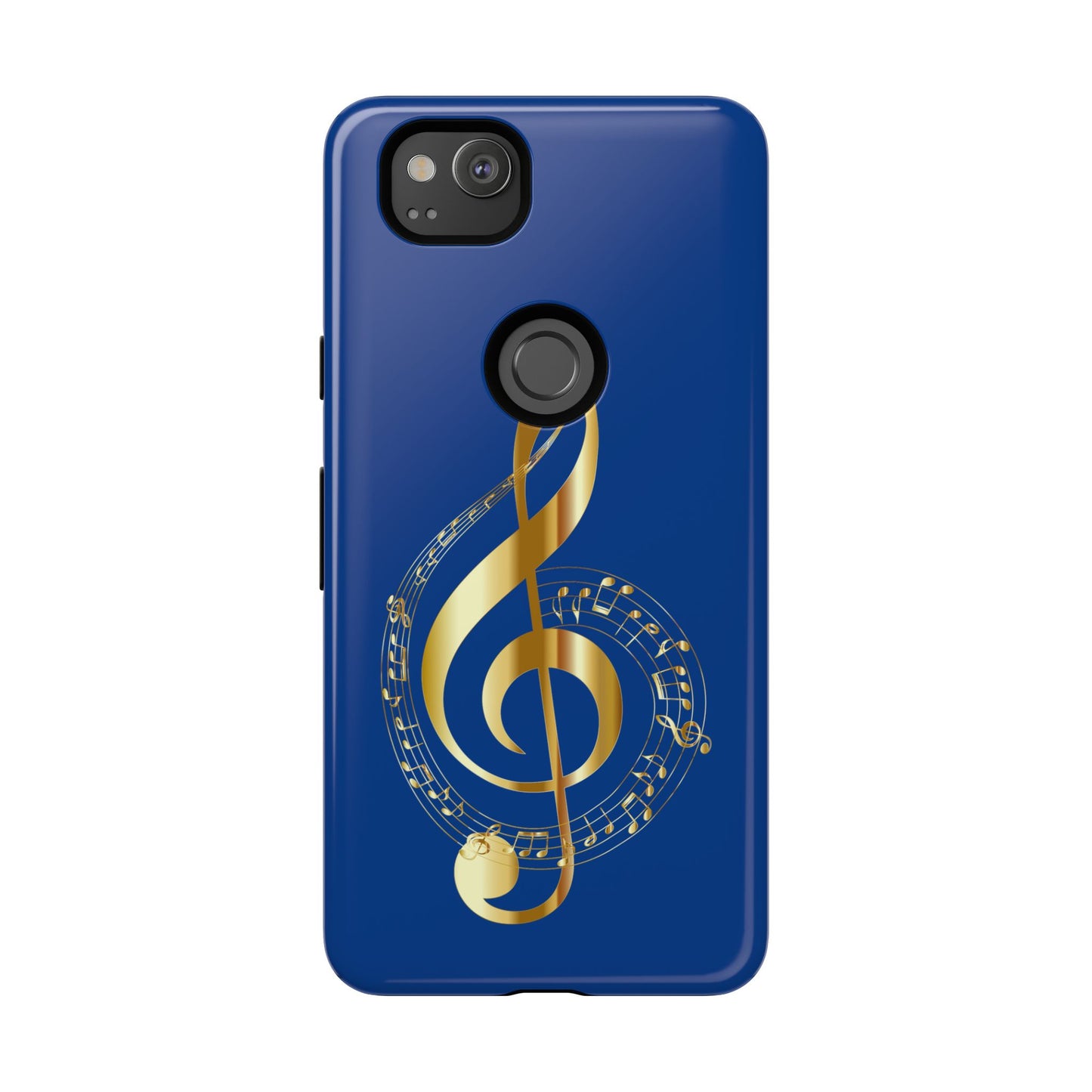 Tough Cases Blue and Gold Musical Note