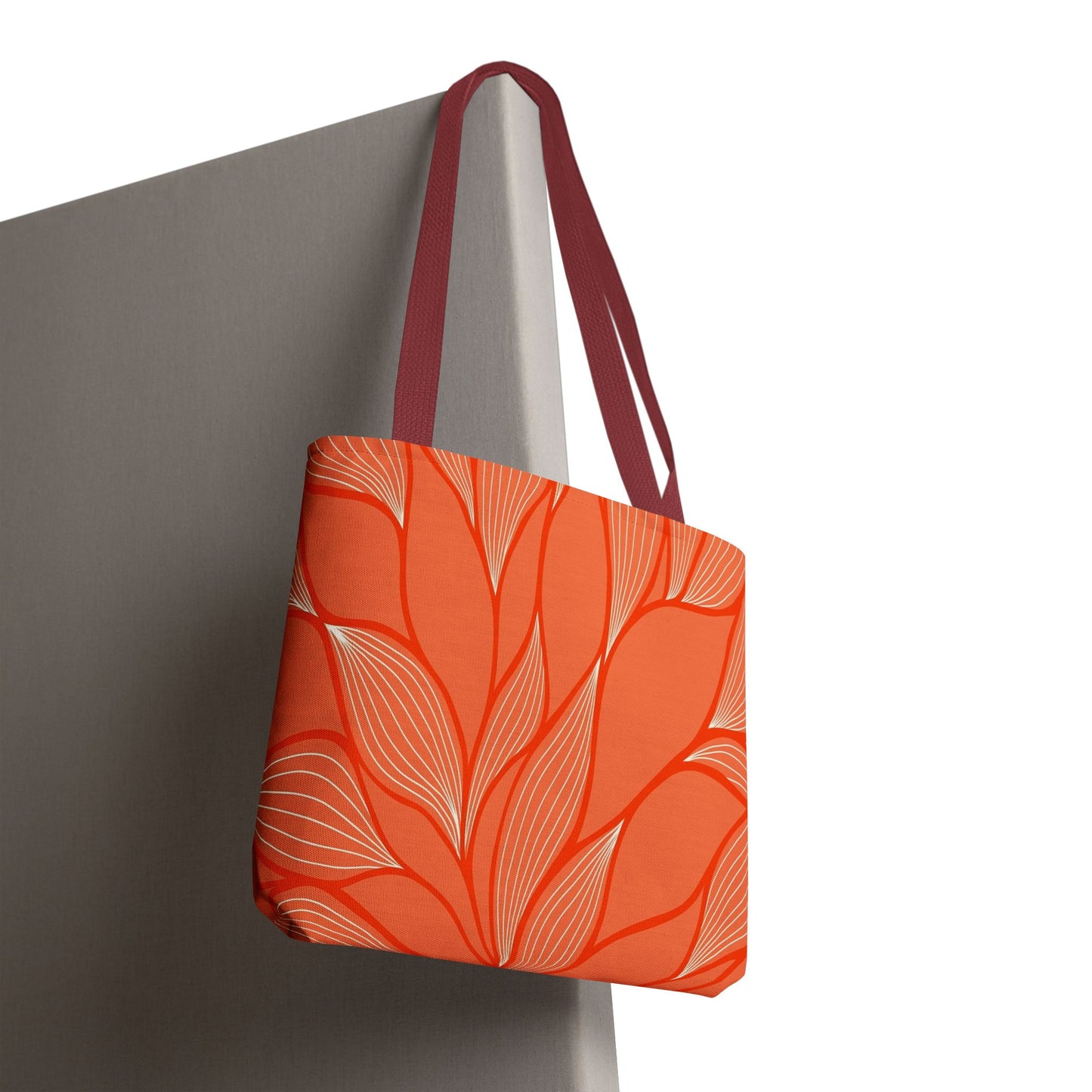 Vibrant Leafy Tote Bag, Stylish Grocery Bag, Eco-Friendly Shopping Tote, Floral Summer Tote, Gift for Plant Lovers
