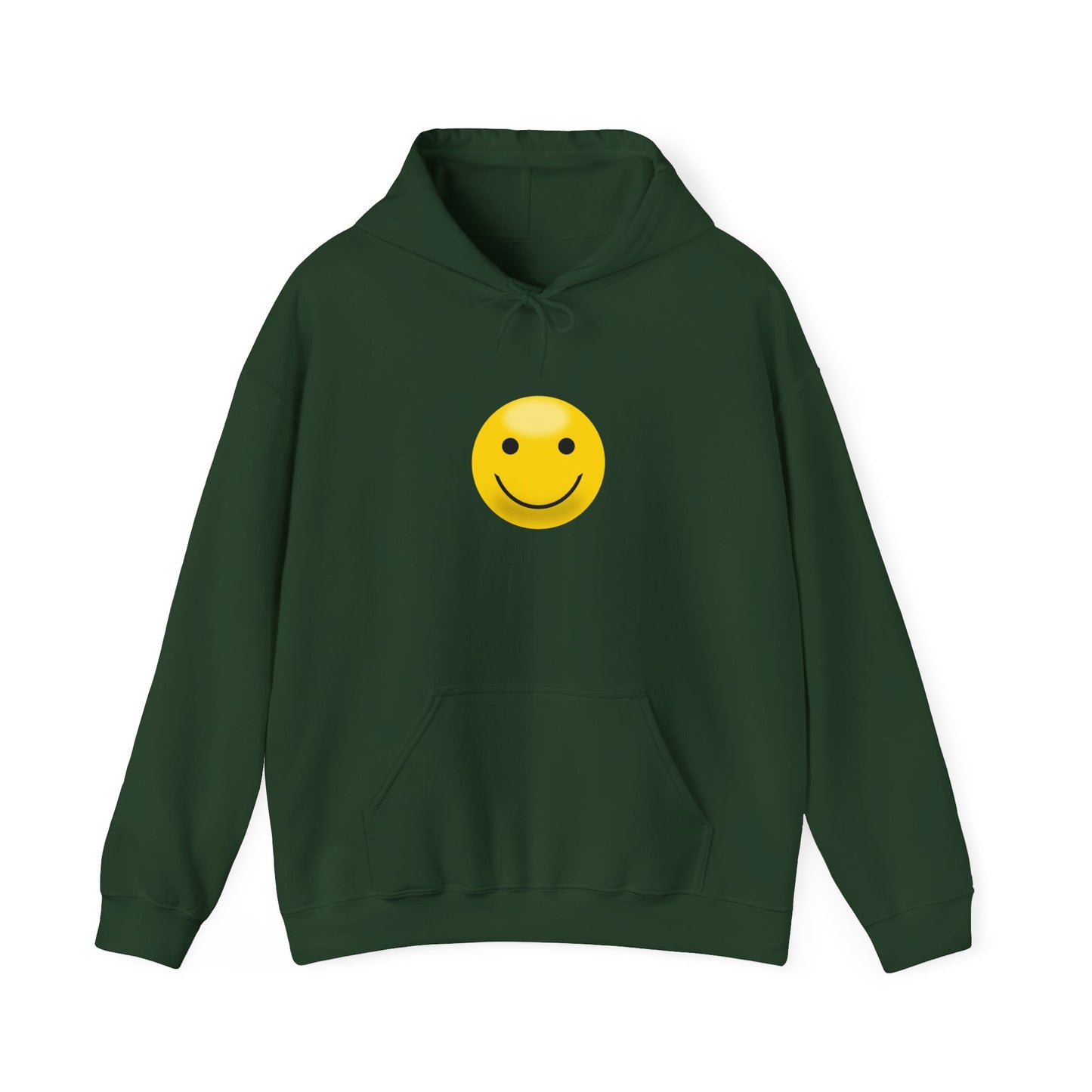 Smiley Face Hooded Sweatshirt, Cozy Unisex Hoodie, Casual Wear, Gift for Friends, Cheerful Apparel, Everyday Comfort Clothing
