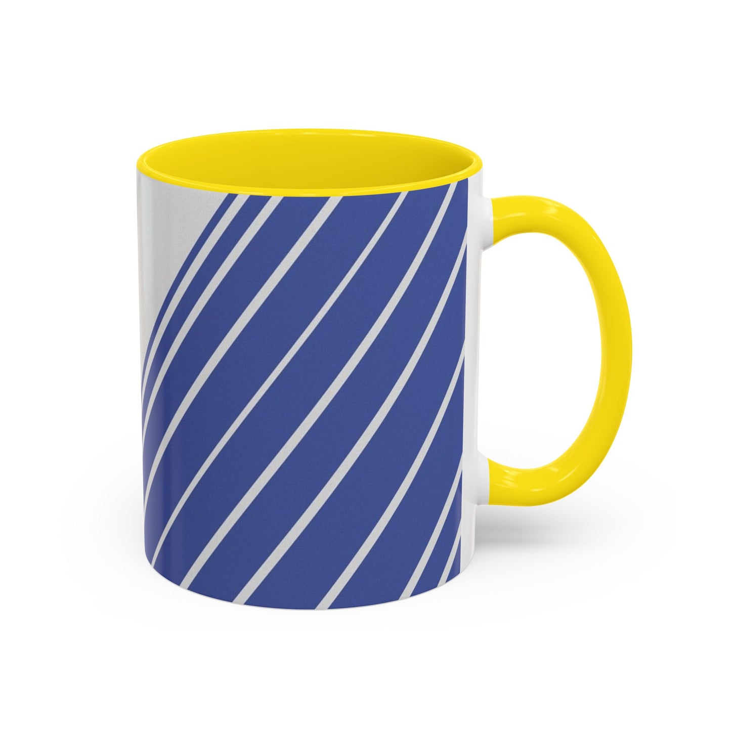 Elegant Stripe Accent Coffee Mug - Perfect for Gifts, Home Decor, Office, Birthdays, and Tea Lovers