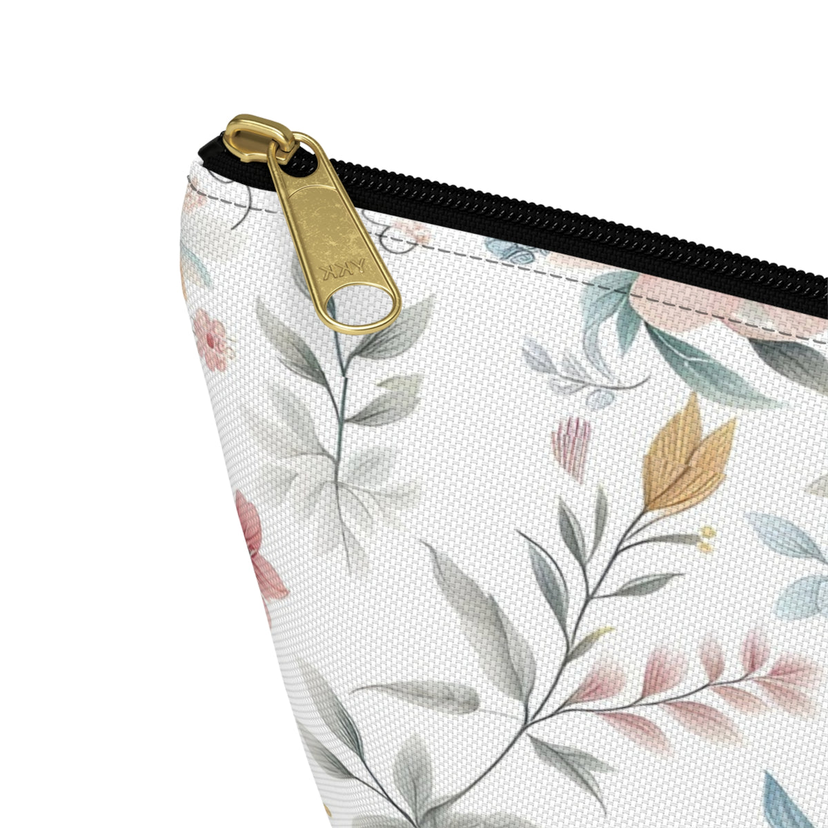 Floral Accessory Pouch, Makeup Bag, Cosmetic Case, Travel Organizer, Gift for Her, Floral Print Pouch