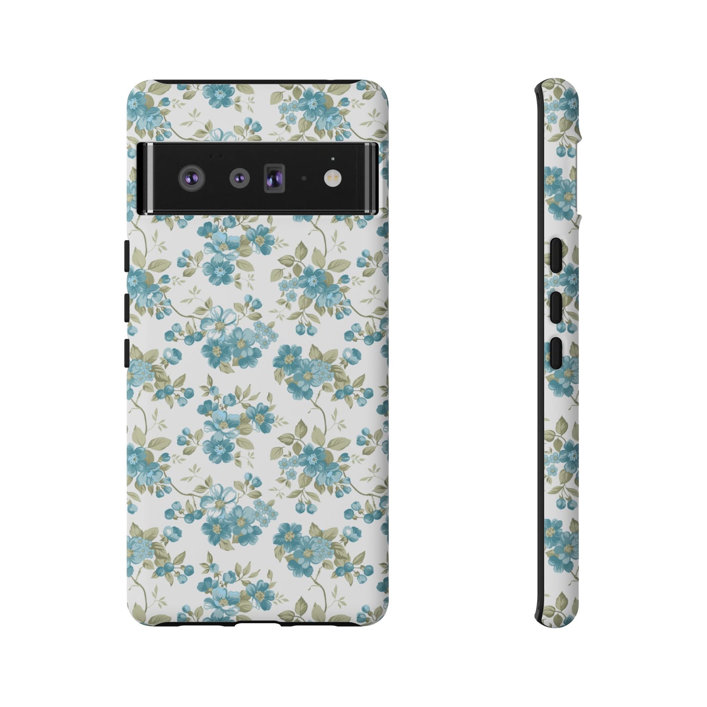 Floral Phone Case - Tough Cases, Durable Phone Cover, Cute Floral Design, Gift for Her, Trendy Phone Accessory, Spring Style