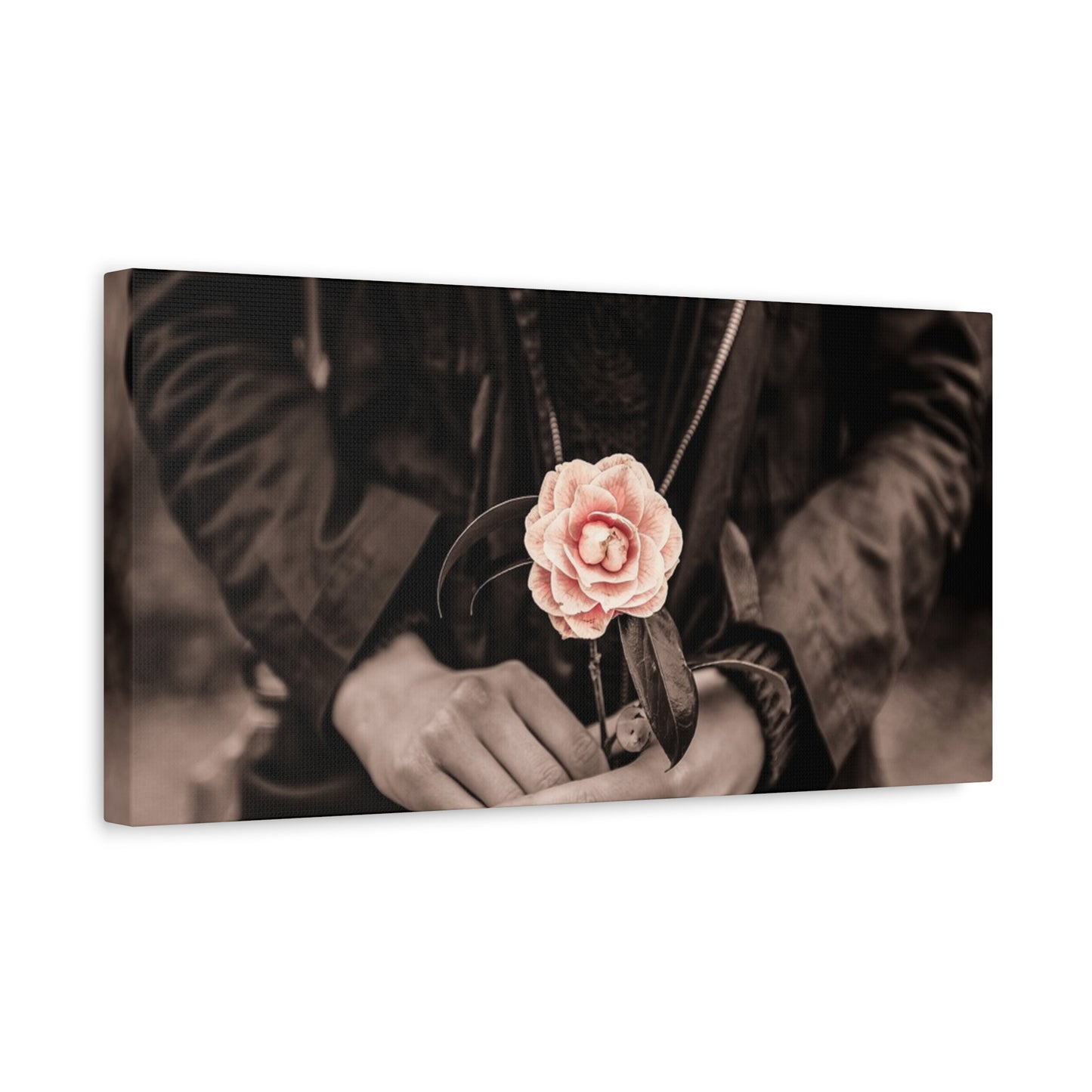 Floral Art Canvas Wall Decor, Modern Home Accent, Gift for Her, Office Decor, Inspirational Artwork
