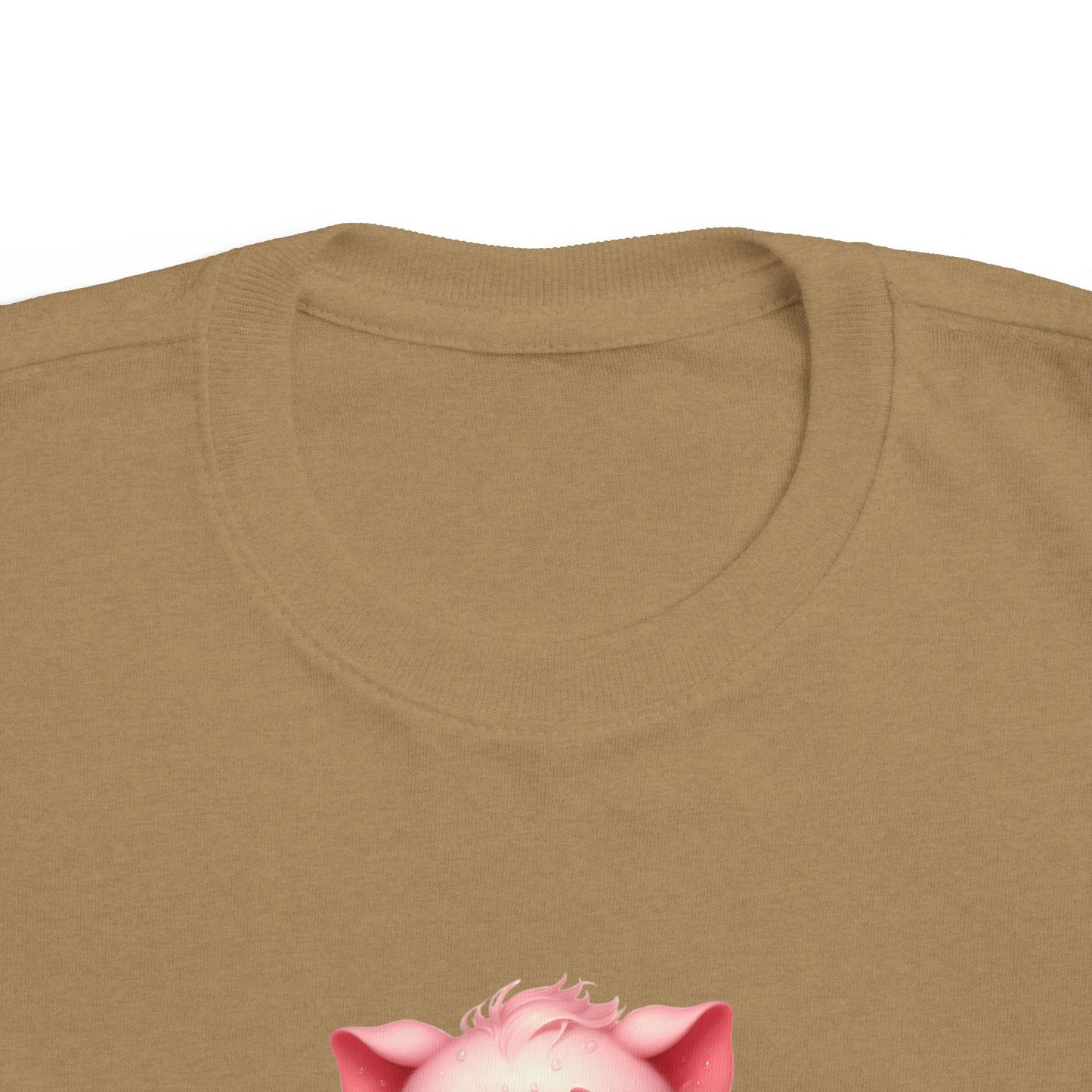 Cute Pig Toddler Tee, Adorable Animal Shirt for Kids, Perfect Baby Gift, Birthday Outfit, Playful Graphic Tee, Toddler Clothing