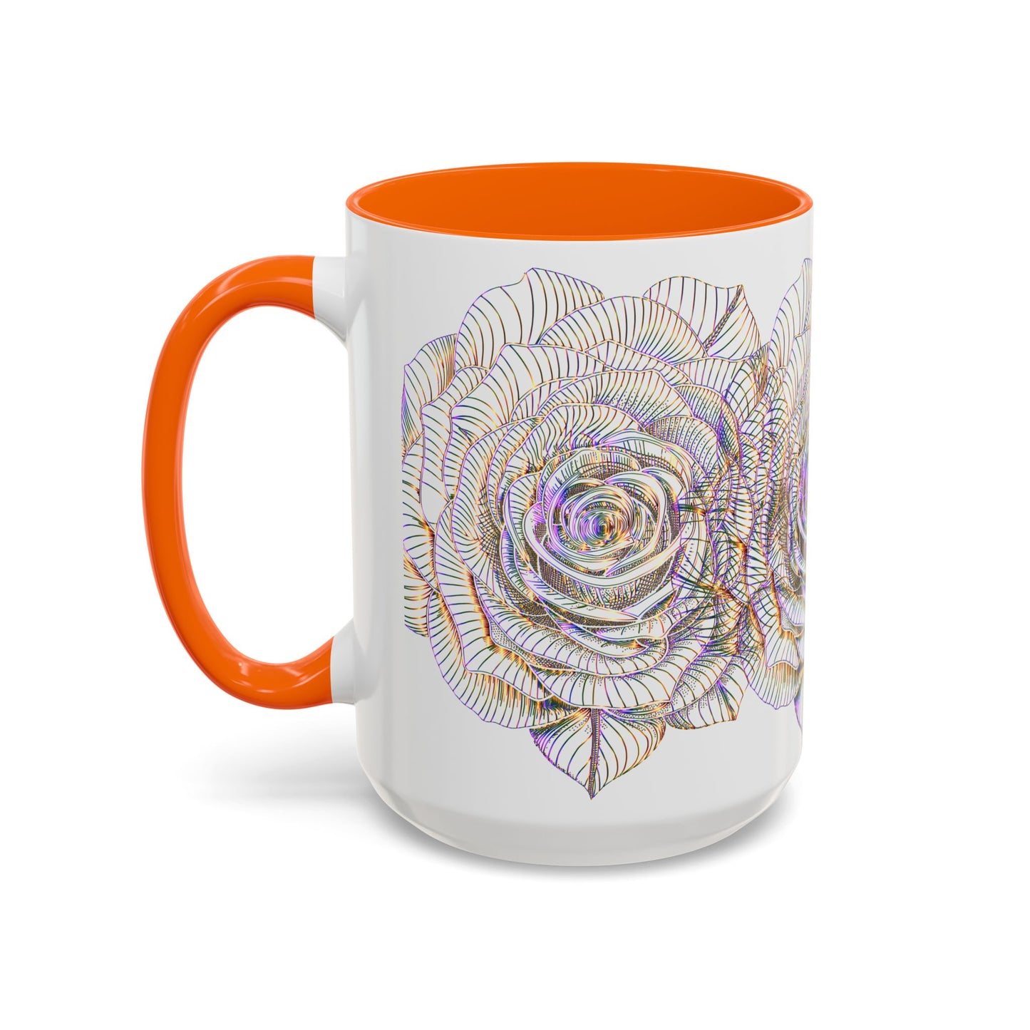 Holographic Floral Coffee Mug - Perfect Gift for Plant Lovers, Home Decor, Tea & Coffee Lovers, Mother's Day, Birthdays