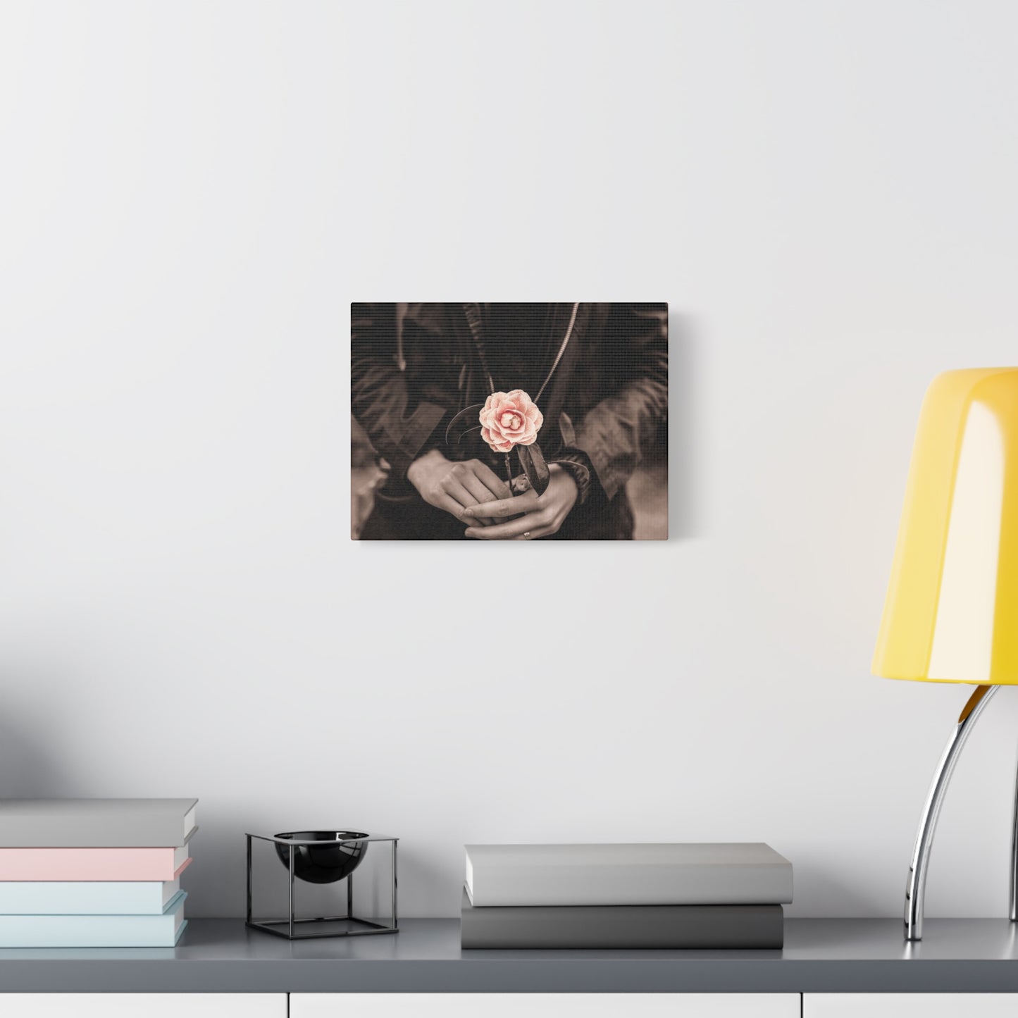 Floral Art Canvas Wall Decor, Modern Home Accent, Gift for Her, Office Decor, Inspirational Artwork
