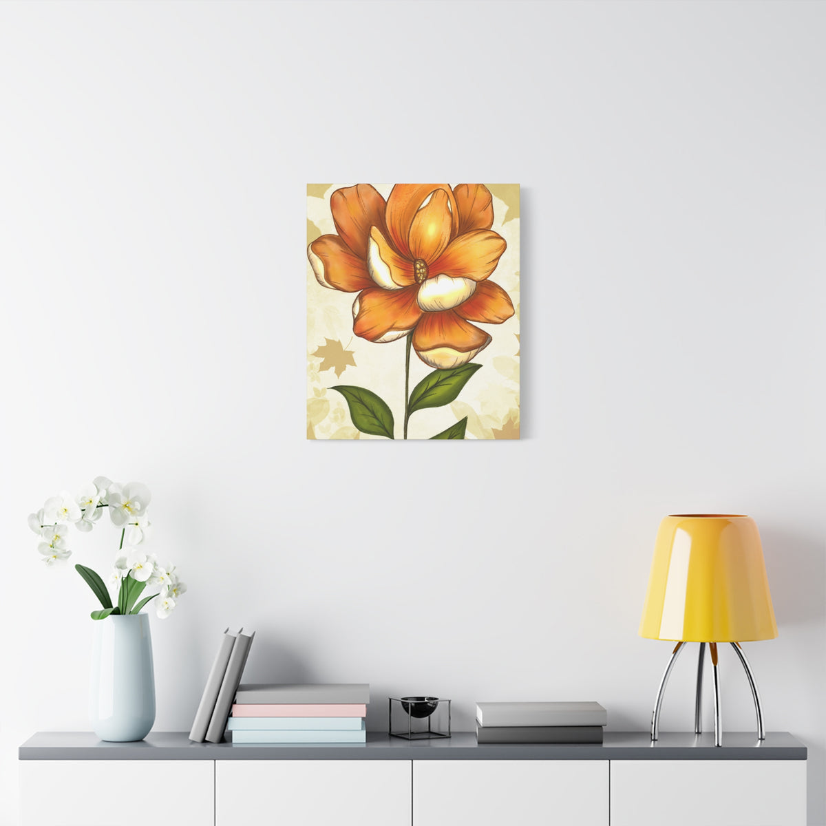 Copy of Matte Canvas, Stretched, 1.25" Tulips Pink and Purple Flowers