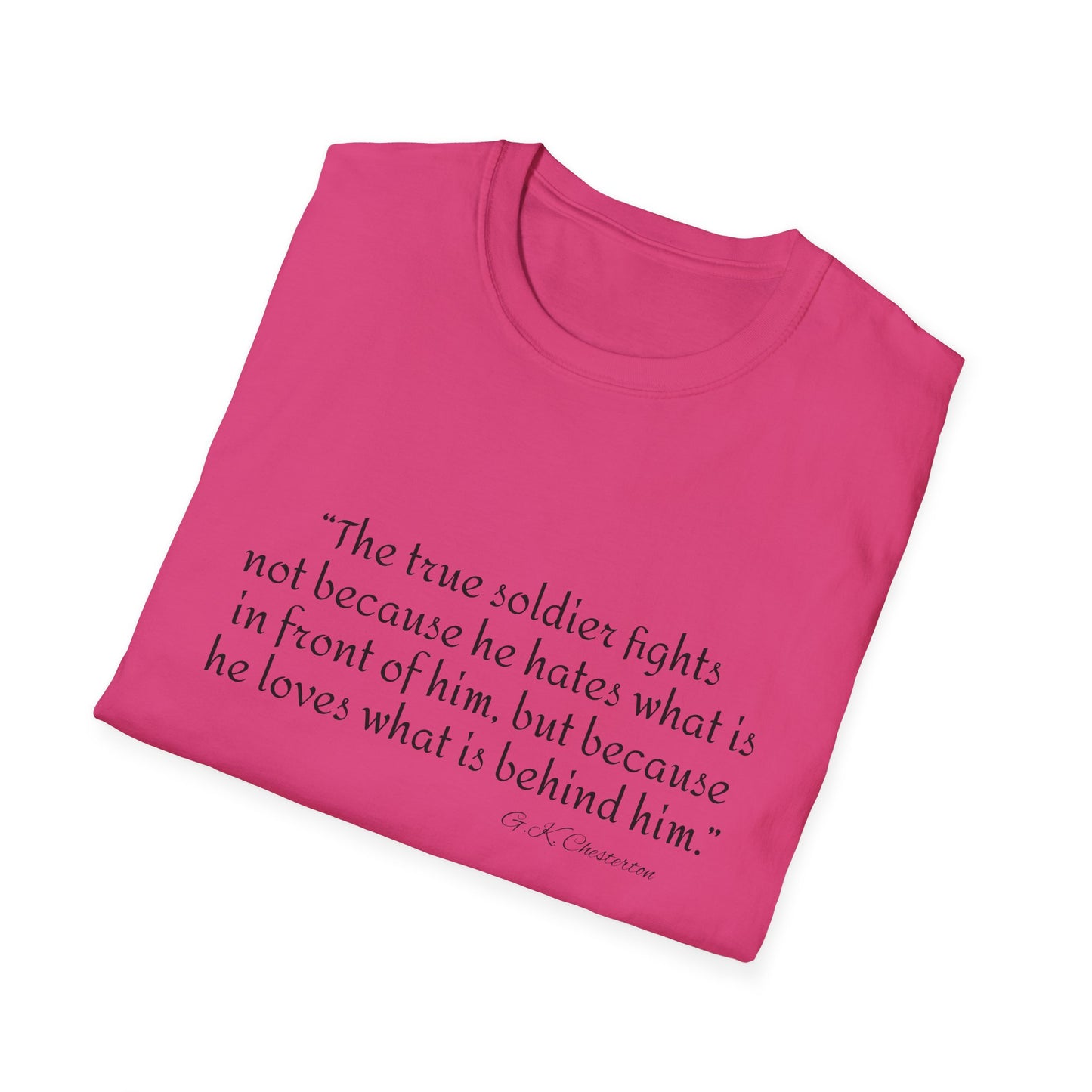 Inspirational Unisex T-Shirt, Gift for Soldiers
