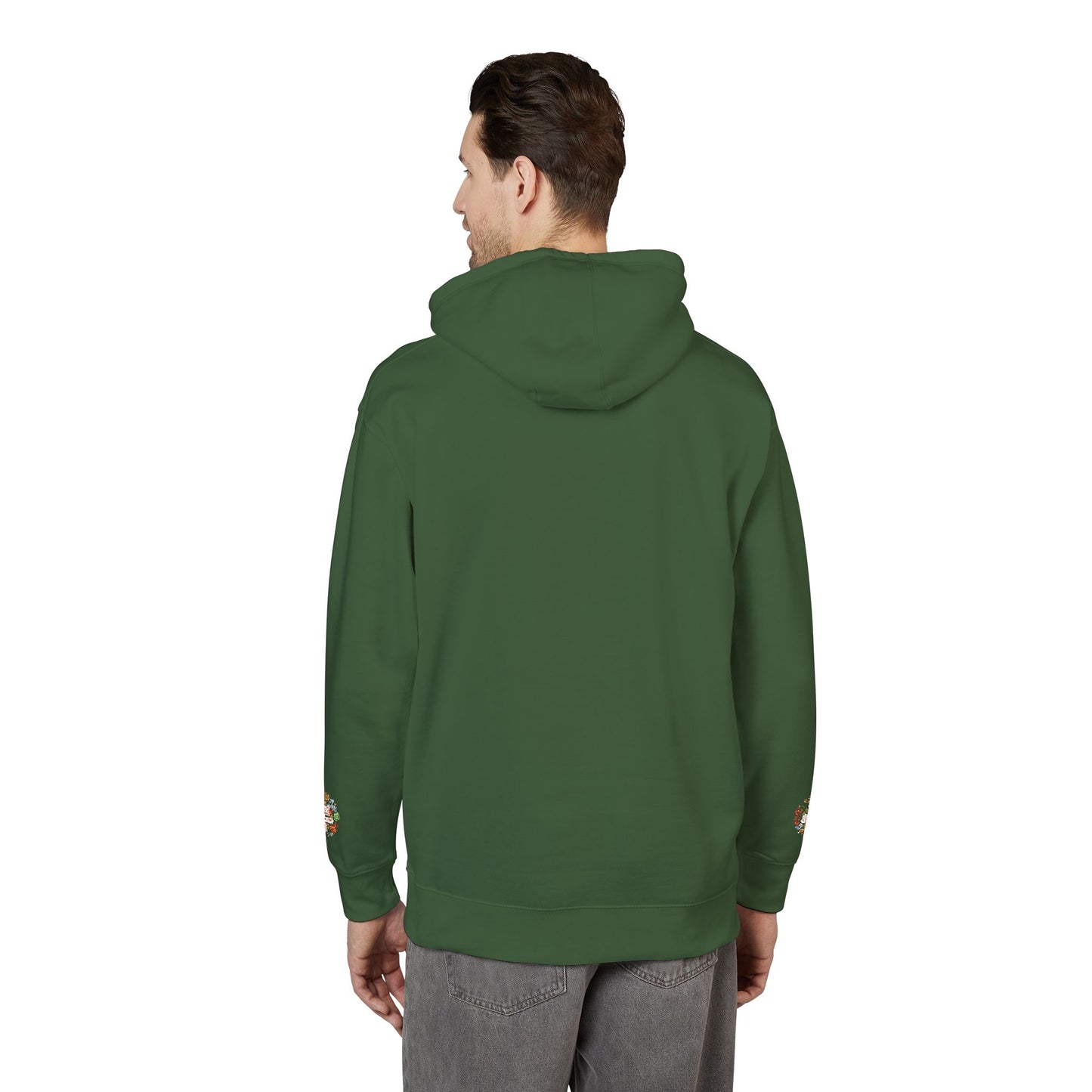 Floral Unisex Fleece Hoodie - Cozy Gift for Nature Lovers, Perfect for Fall, Spring, Birthdays, Relaxation, Outdoor Activities