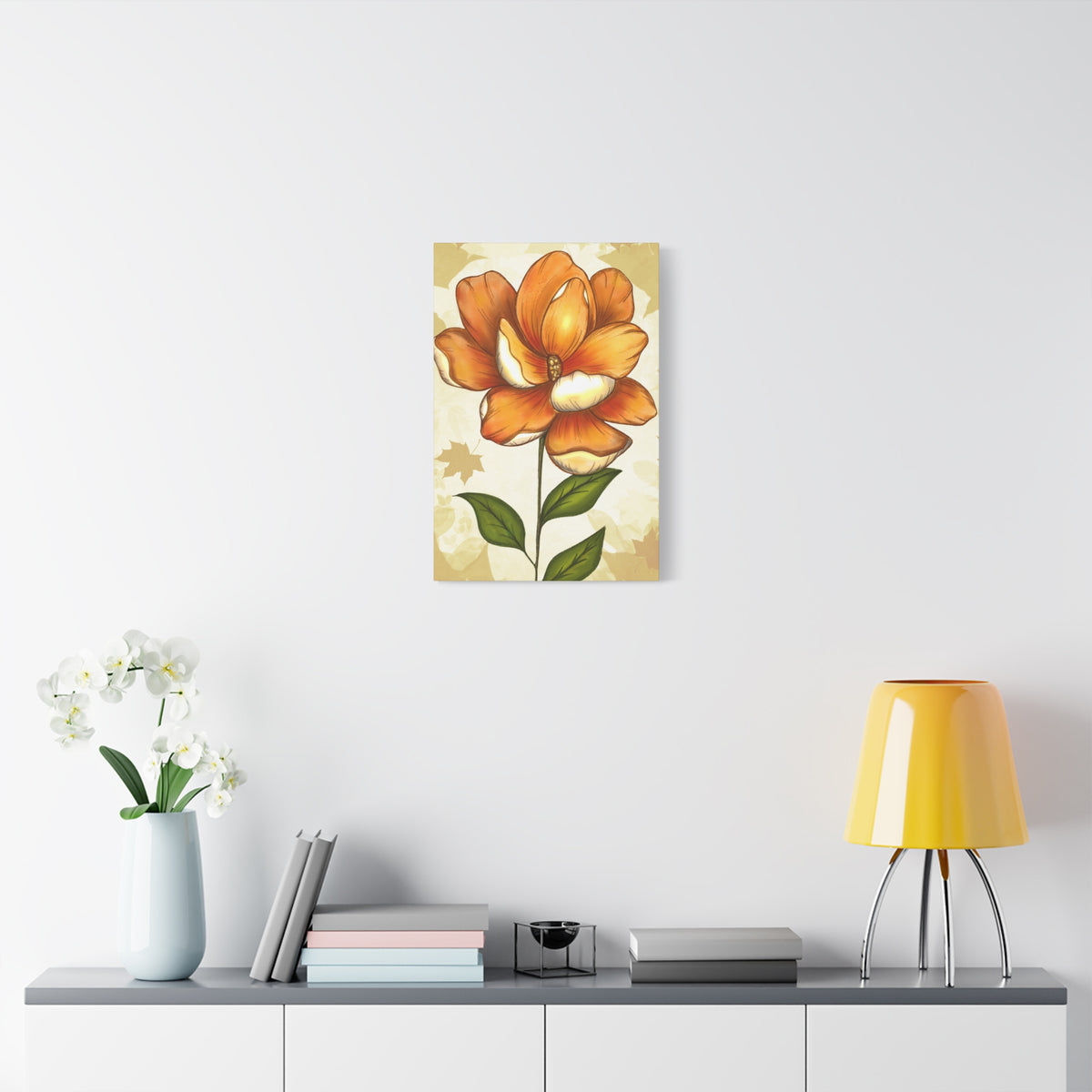 Copy of Matte Canvas, Stretched, 1.25" Tulips Pink and Purple Flowers