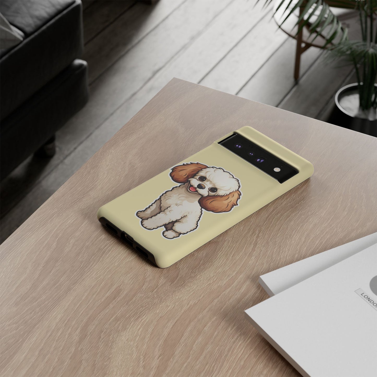 Cute Dog Phone Case, Pet Lover Gift, Custom Phone Cover, Cartoon Dog Case, Durable Phone Accessory