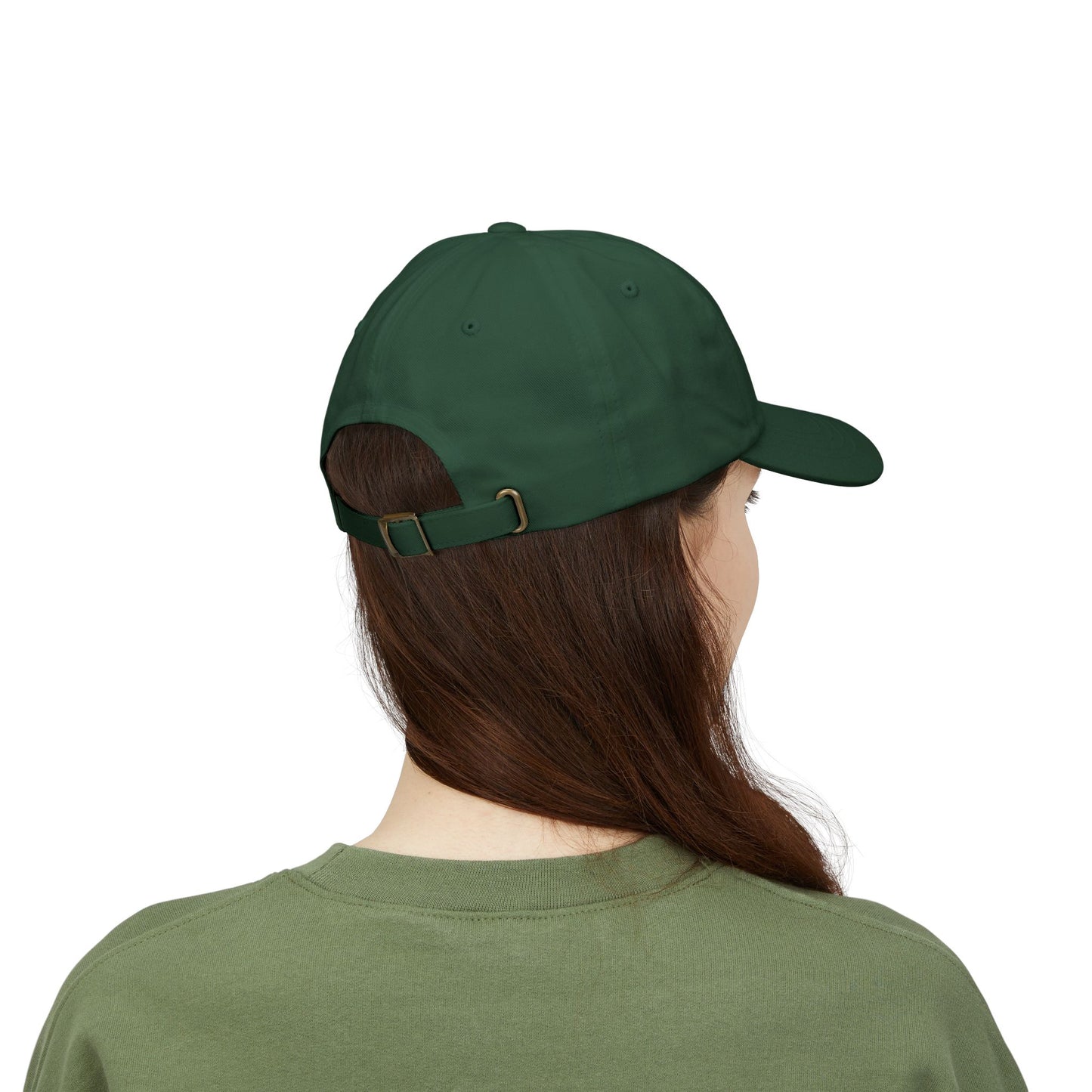 White Embroidered Classic Dad Cap - Casual Vintage Style, Perfect Gift for Father's Day, Summer Outings, Everyday Wear, Trendy Accessory