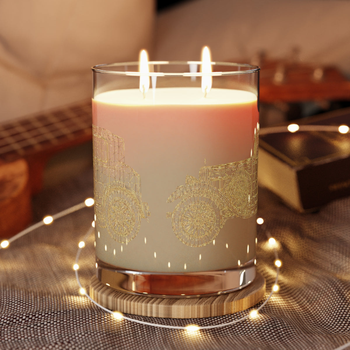 Rustic Truck Scented Candle | 11oz Glass Candle for Home Decor, Gifts, Cozy Ambiance, Farmhouse Living, Housewarming, Birthday