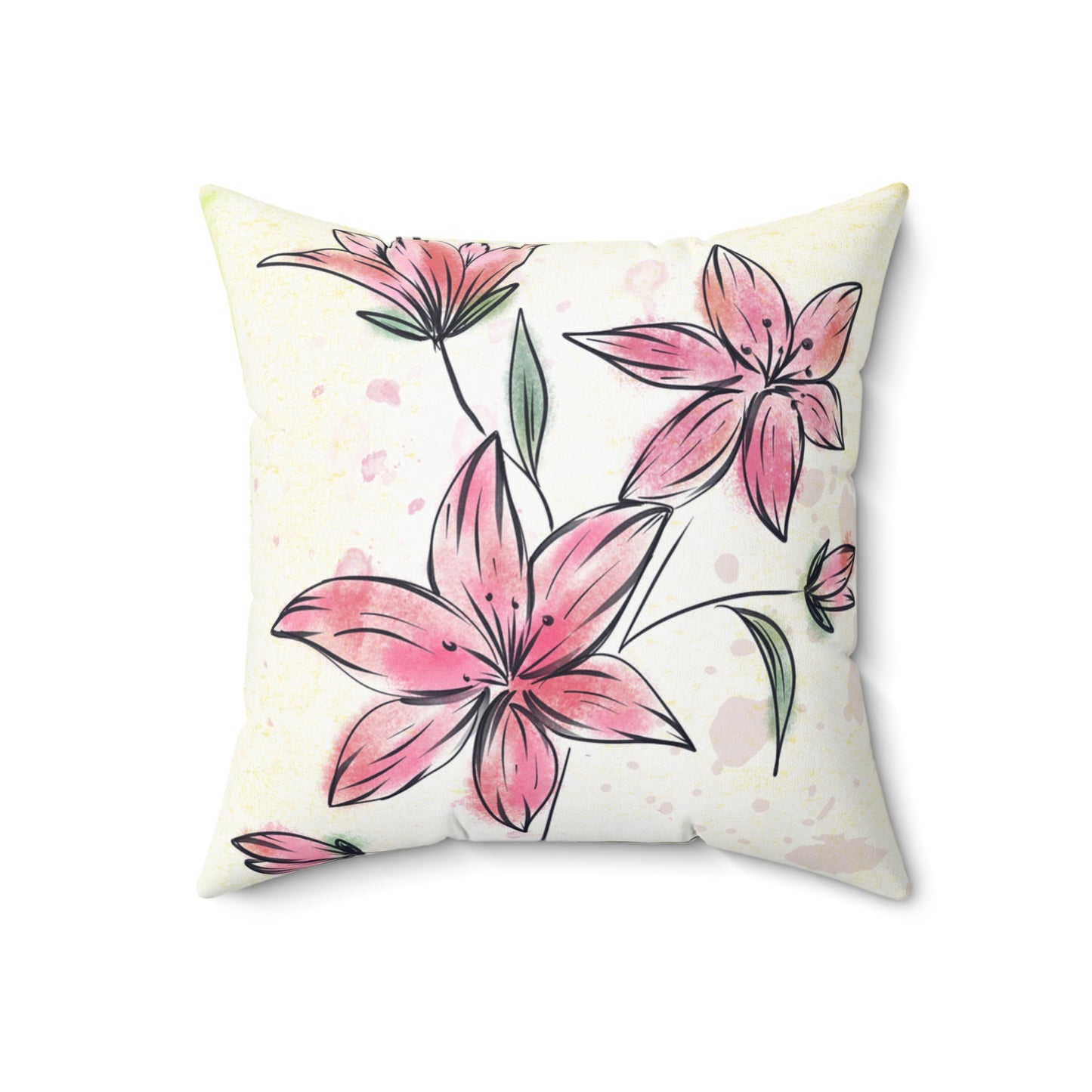 Spun Polyester Square Pillow