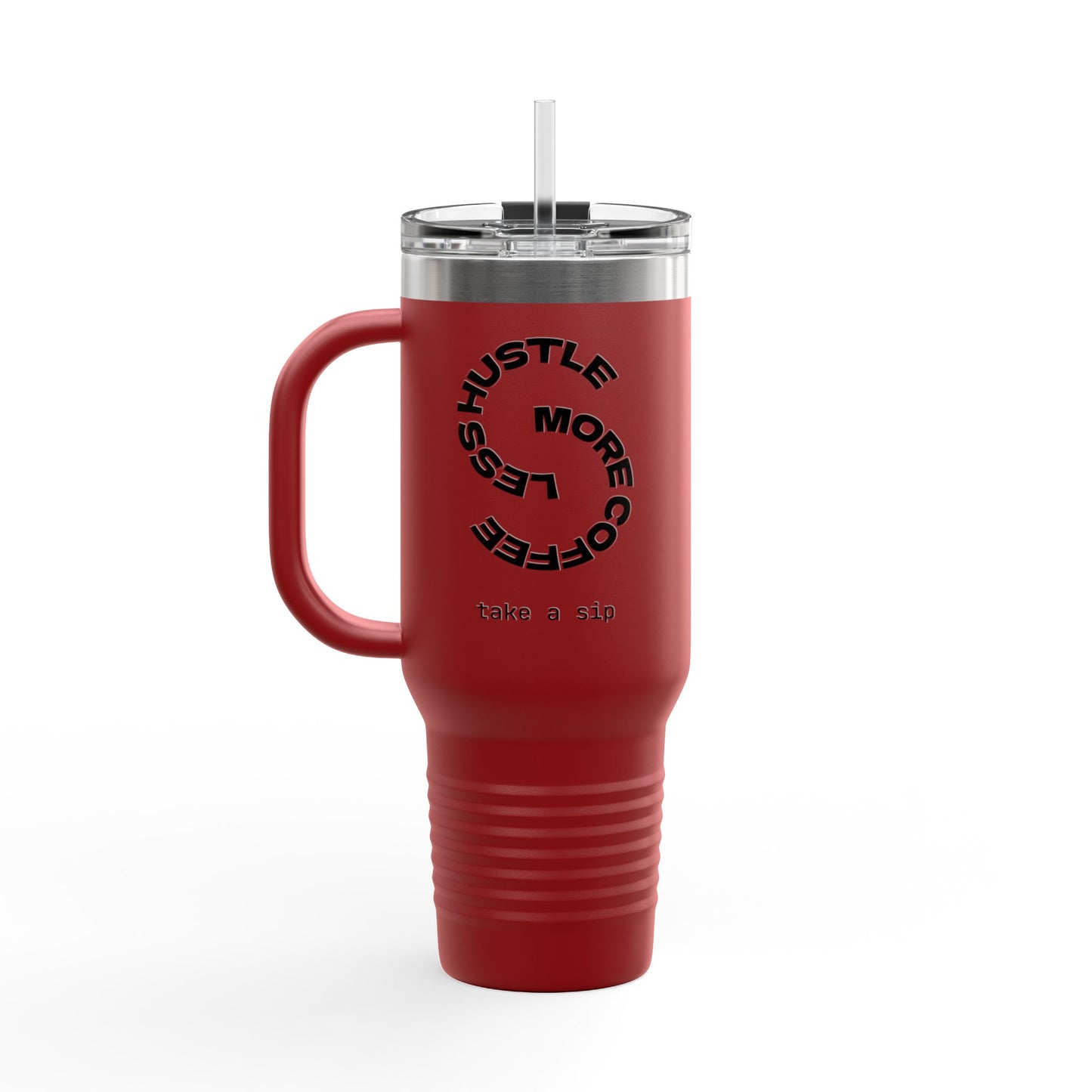 Motivational Insulated Travel Mug for Coffee Lovers, 40oz Coffee Tumbler, Perfect for Work and Travel, Gift for Her
