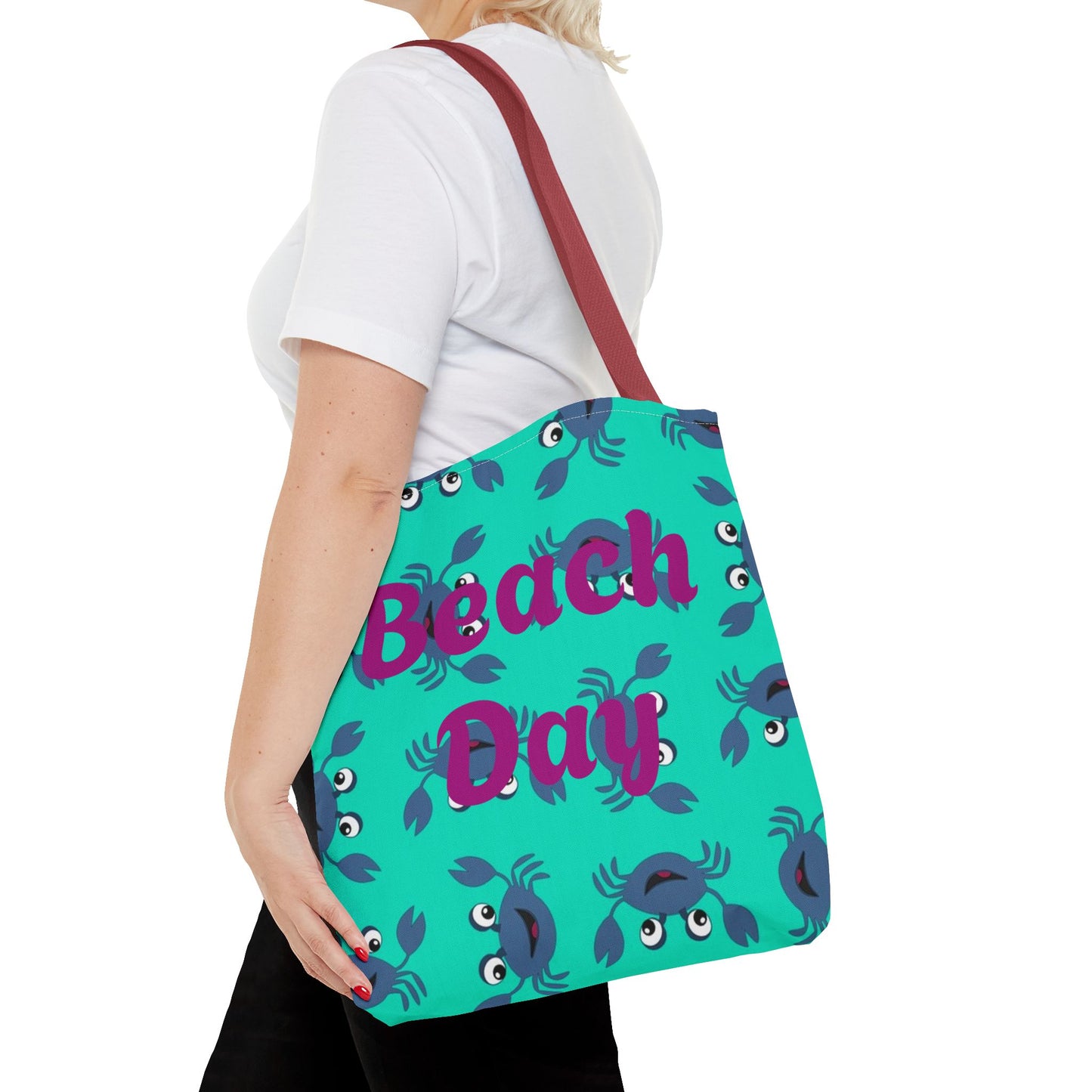 Beach Day Tote Bag, Summer Beach Essentials, Gift for Ocean Lovers, Eco-Friendly Shopping Bag, Fun Beach tote, Casual Day Out.