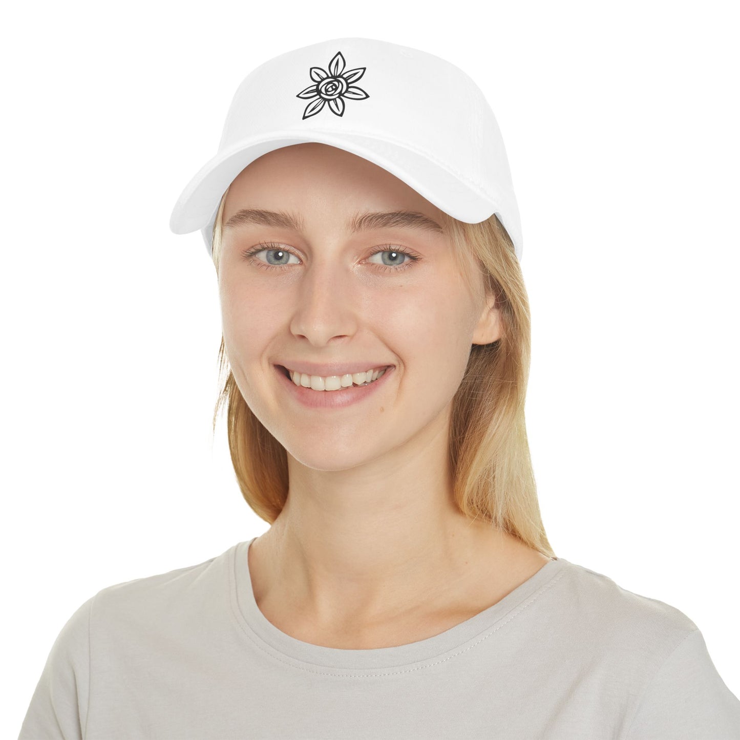 Stylish Floral Low Profile Baseball Cap, Casual Hat, Summer Accessory, Gift for Her, Trendy Headwear, Everyday Wear