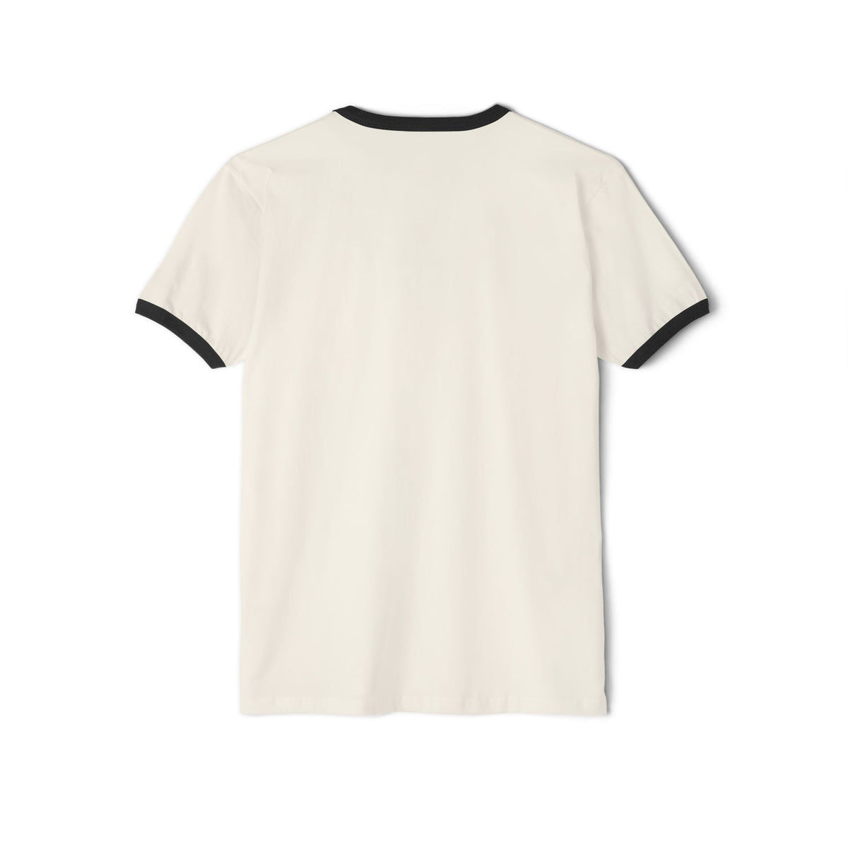 Surf Circle Ringer T-Shirt – Sunny Wave & Surfer Graphic