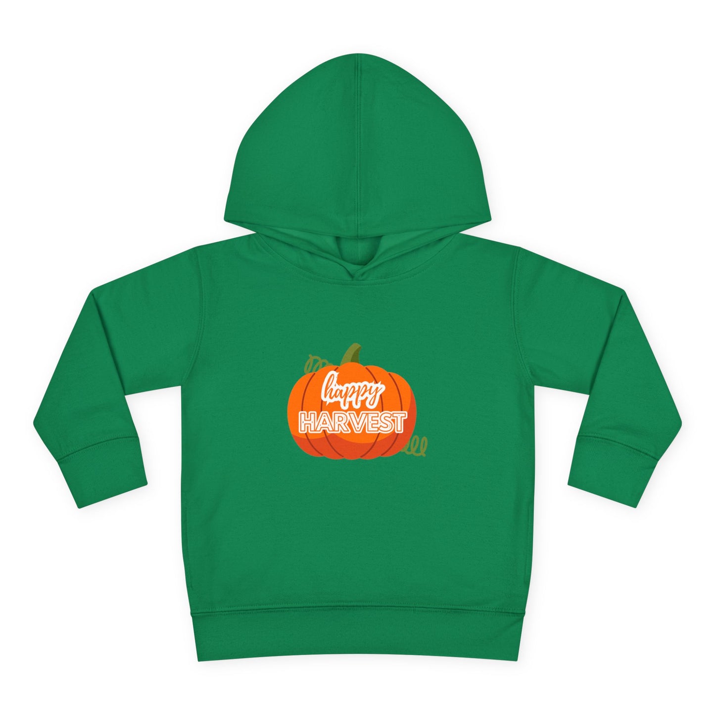 Toddler Happy Harvest Pullover Hoodie, Fall Kids Sweatshirt, Pumpkin Hoodie, Thanksgiving Gift, Cozy Autumn Wear