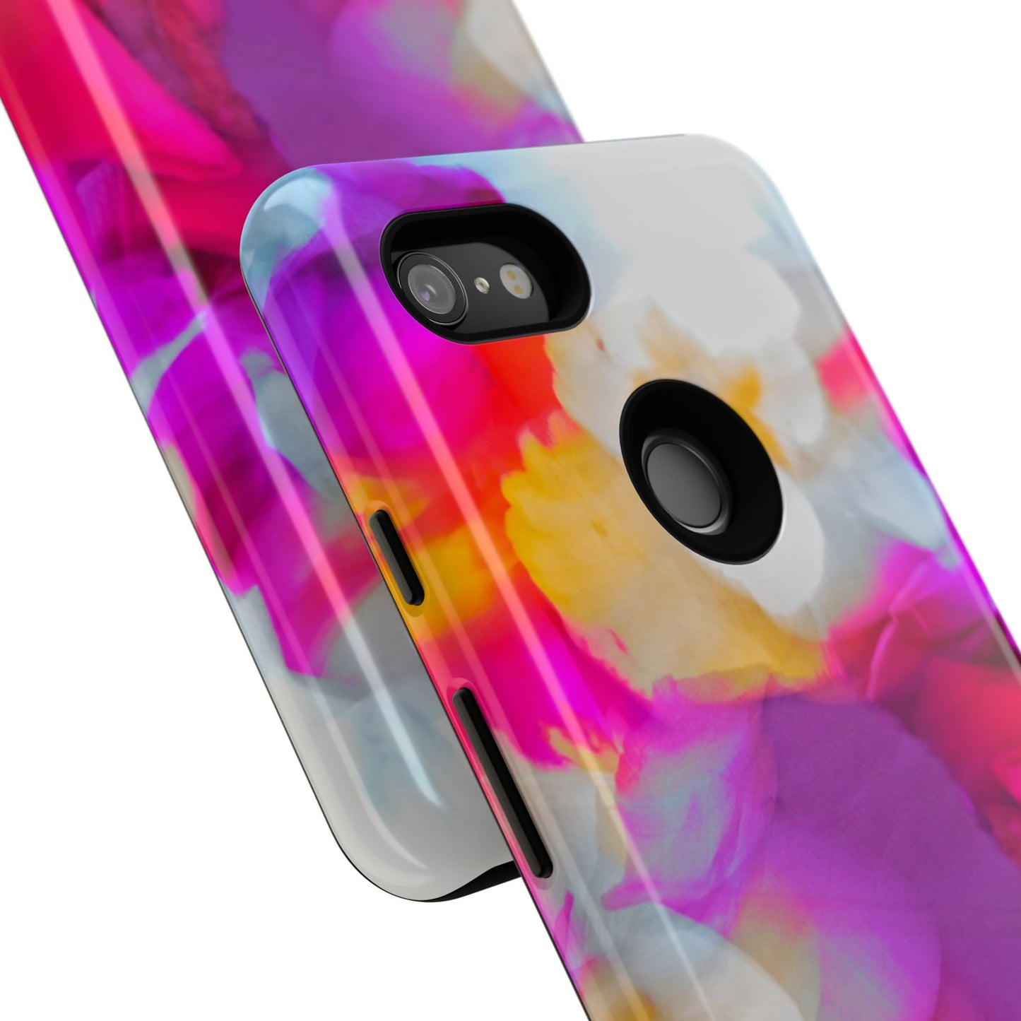 Floral Phone Case: Stylish Art for Your Device, Tough Cases, Gift for Her, Flower Print, Trendy Accessories, Phone Protection