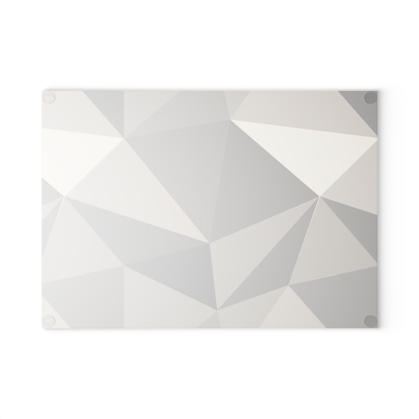Stylish Glass Cutting Board, Geometric Kitchen Decor, Modern Gift for Chefs, Housewarming, Wedding, Functional Art
