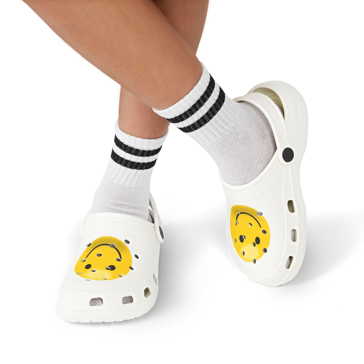 Smiley Face Clogs, Kid's EVA Foam Shoes, Comfortable Summer Footwear, Fun Playtime Shoes, Gift for Kids, Cute Garden Clogs