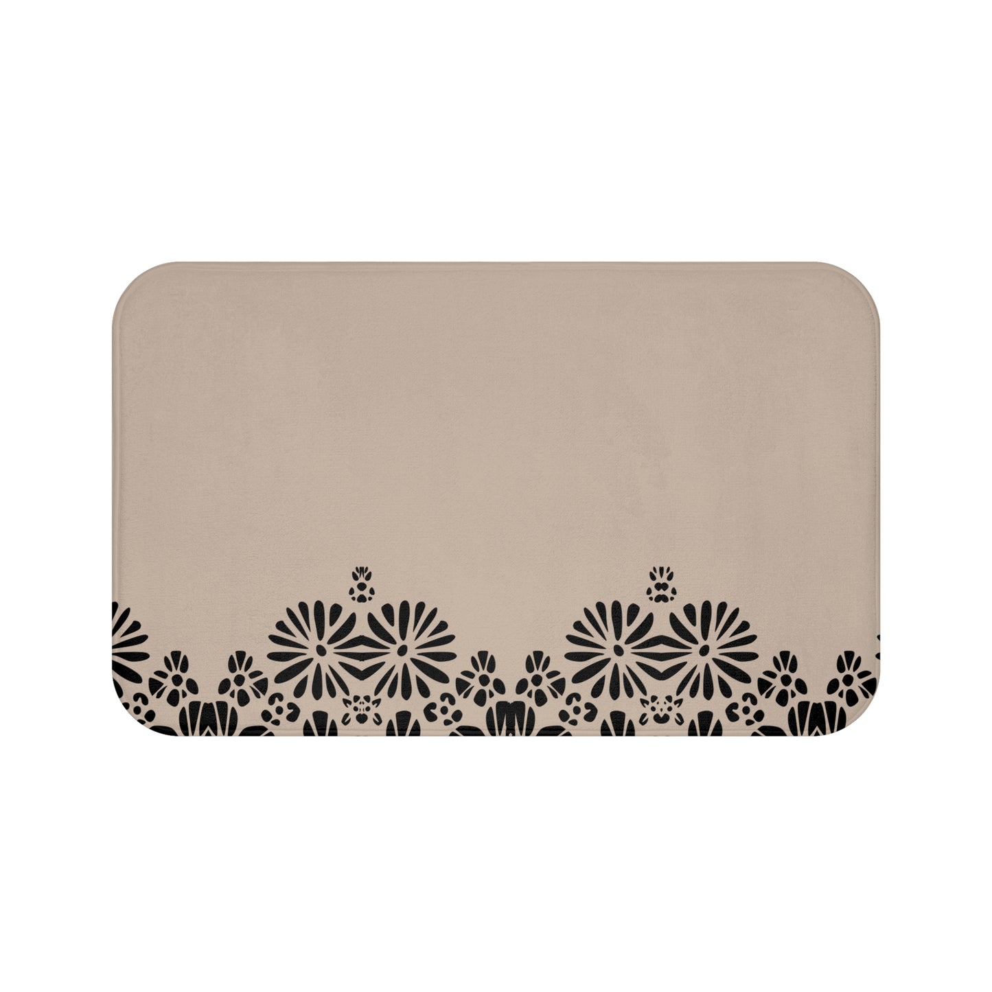 Floral Elegance Bath Mat - Chic Bathroom Decor, Home Spa Essentials, Gift for Her, Modern Design, Cozy Comfort