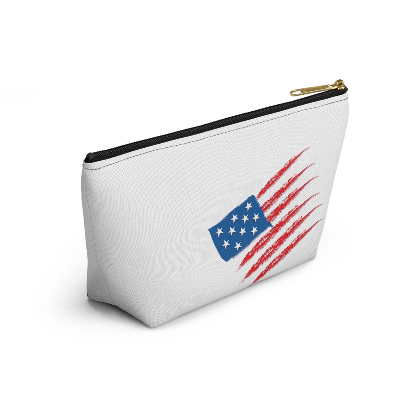 Patriotic Accessory Pouch | USA Flag Design for Everyday Use, Travel, Gifts, 4th of July, Memorial Day, Fun Accessories