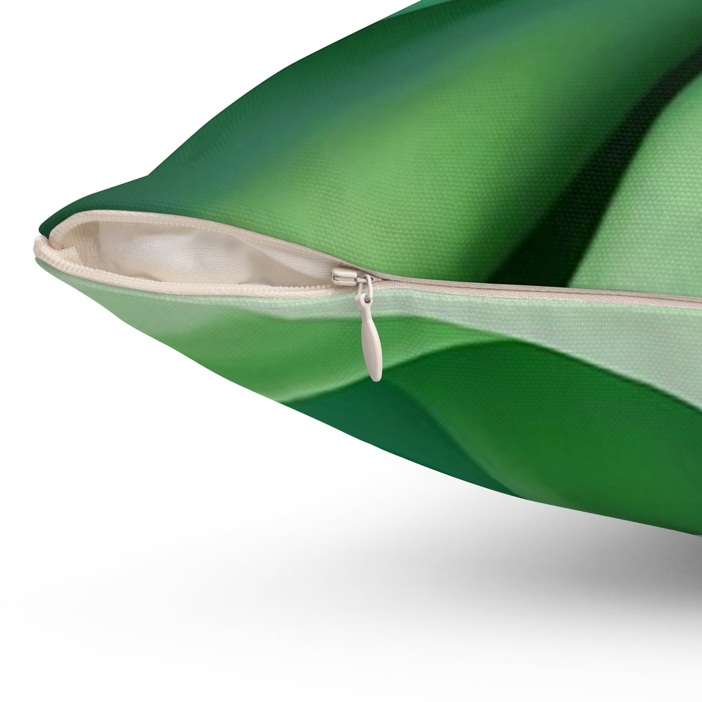 Tranquil Green Wave Pillow, Decorative Throw Pillow, Modern Home Decor, Cozy Cushion, Living Room Accent, Comfort Gift