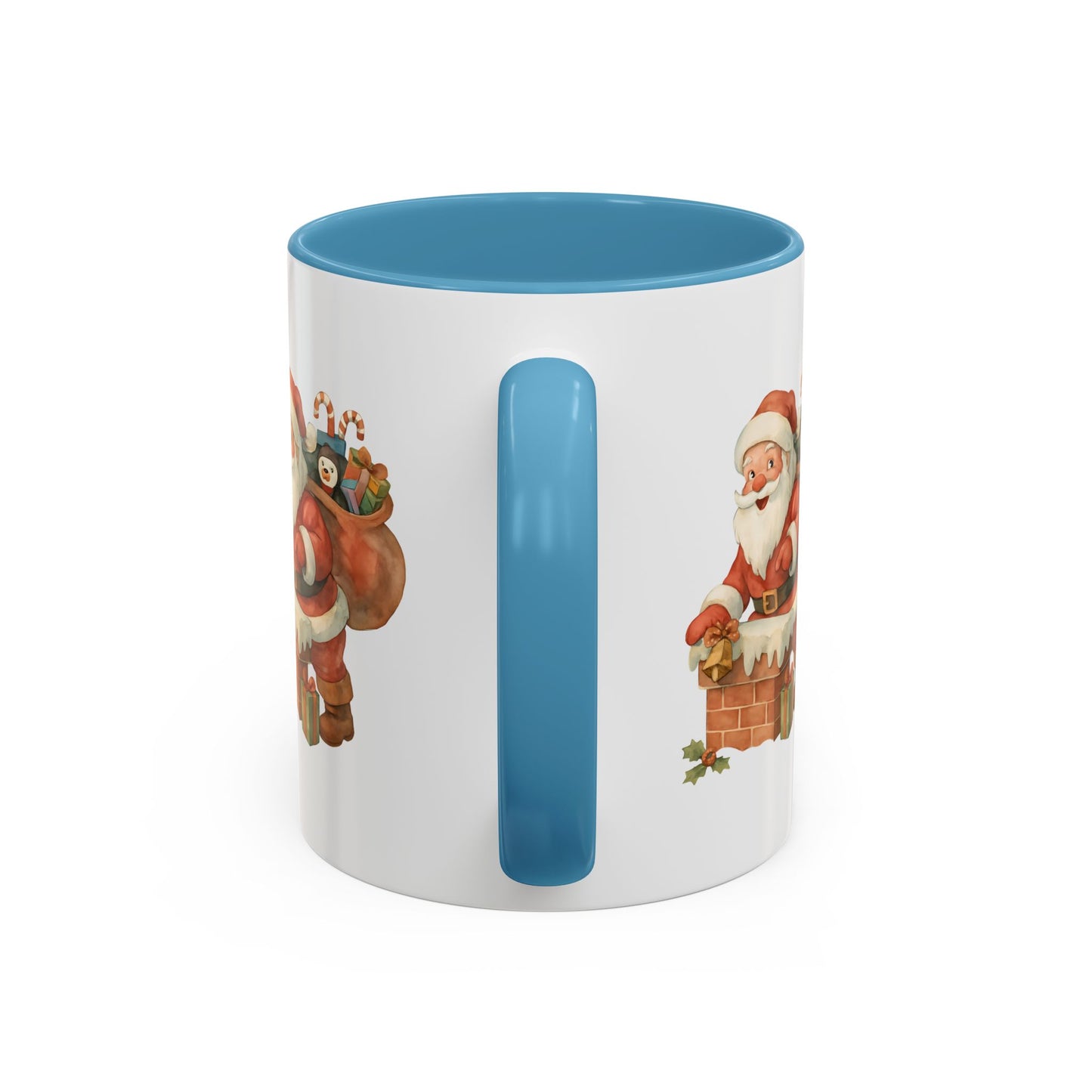Festive Santa Coffee Mug, Holiday Gift, Christmas Decorations, Cozy Kitchen, Unique Mug, Santa-Themed Drinkware