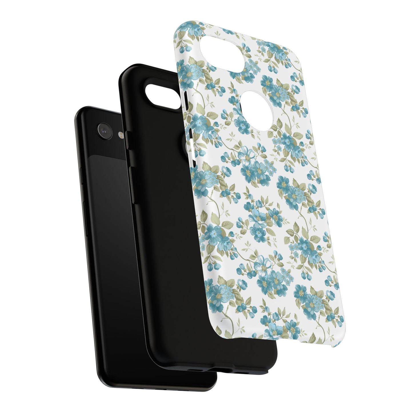 Floral Phone Case - Tough Cases, Durable Phone Cover, Cute Floral Design, Gift for Her, Trendy Phone Accessory, Spring Style