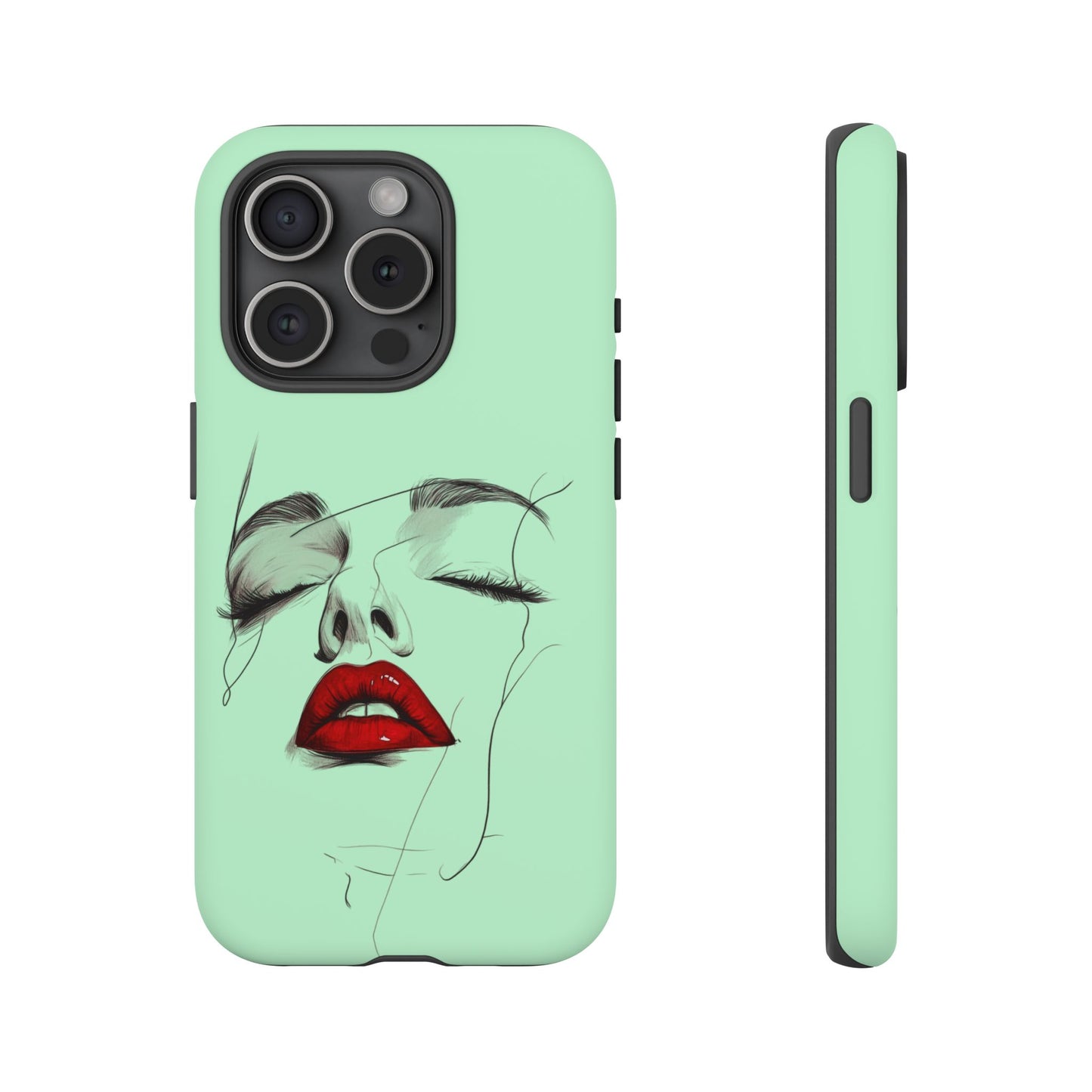 Stylish Phone Case, Artistic Phone Cover, Trendy Tech Accessory, Unique Cell Phone Protector, Gift for Her, Modern Aesthetic