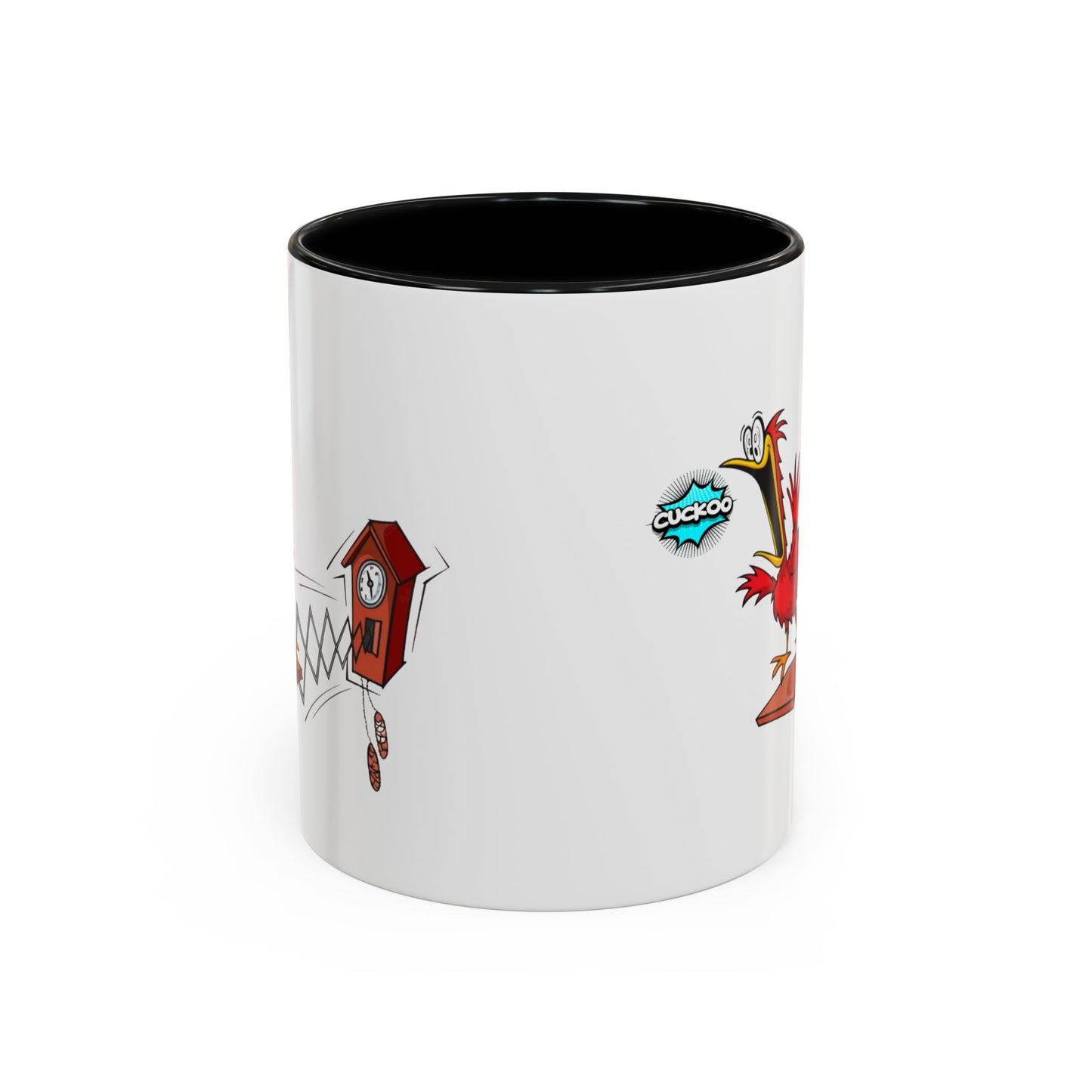 Whimsical Cuckoo Coffee Mug, Fun Gift for Bird Lovers