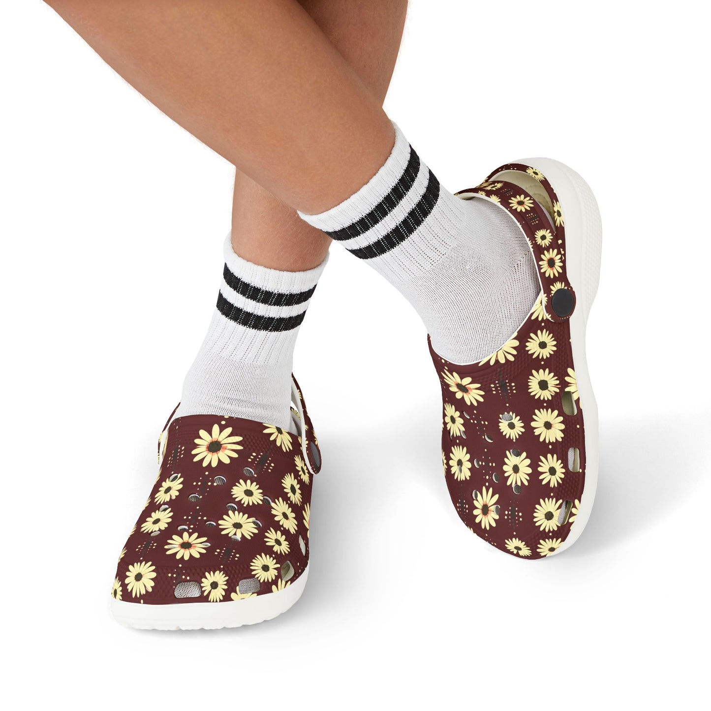 Kid's Floral EVA Foam Clogs | Adorable Summer Footwear, Cute Garden Shoes, Comfortable Playtime Footwear, Perfect for Kids' Outdoor Fun