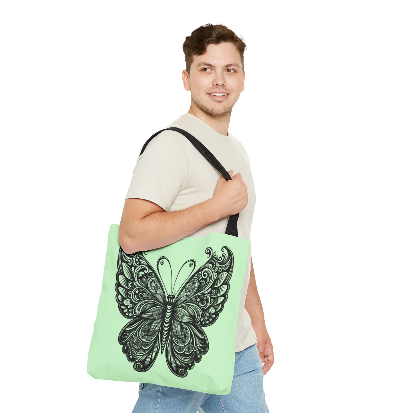 Butterfly Tote Bag | Stylish Eco-Friendly Bag, Nature Lover Gift, Shopping, Beach, Travel, Reusable, Spring Decor