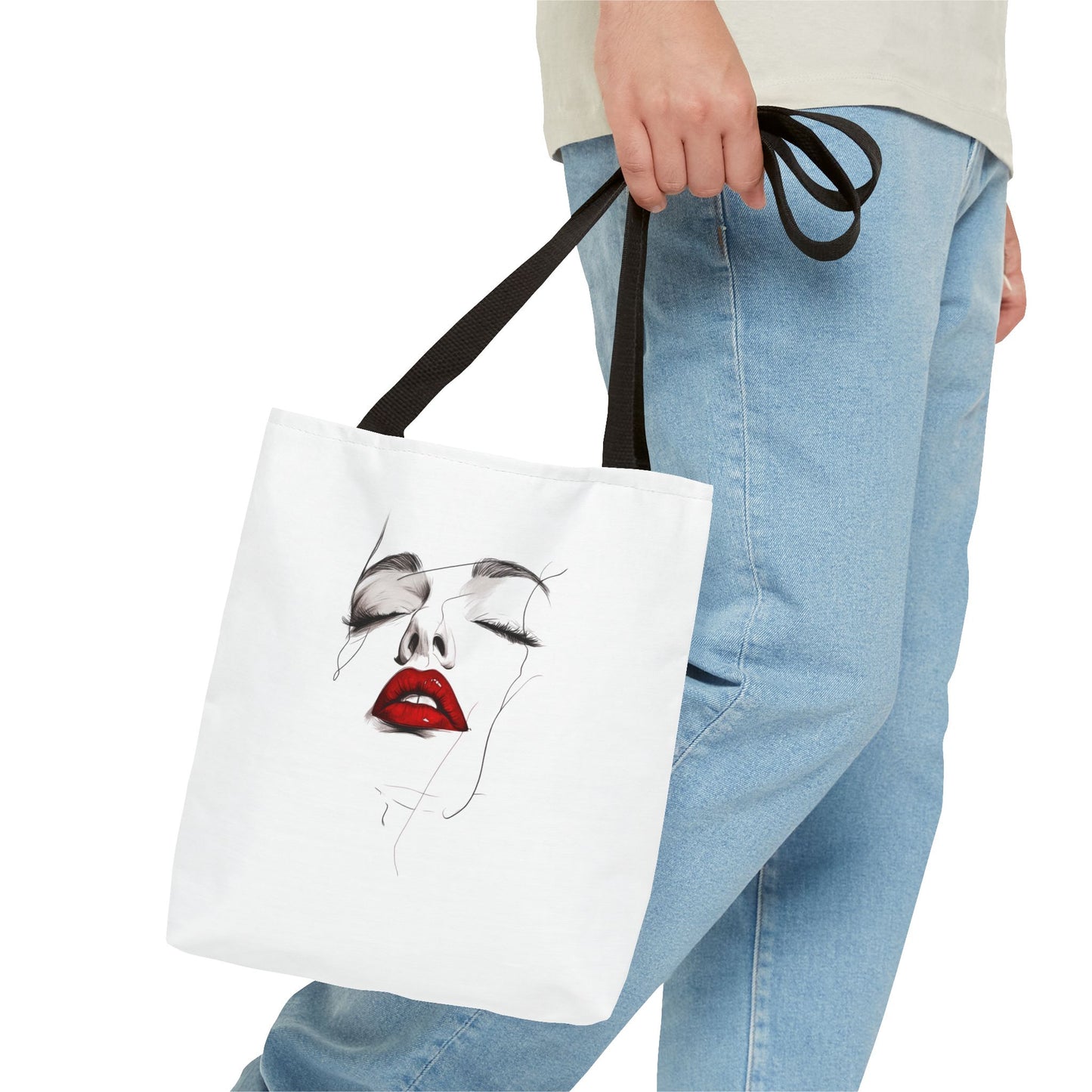 Chic Art Tote Bag, Fashion Tote, Stylish Handbag, Unique Gift, Art Lover’s Bag, Everyday Essentials, Casual Accessory