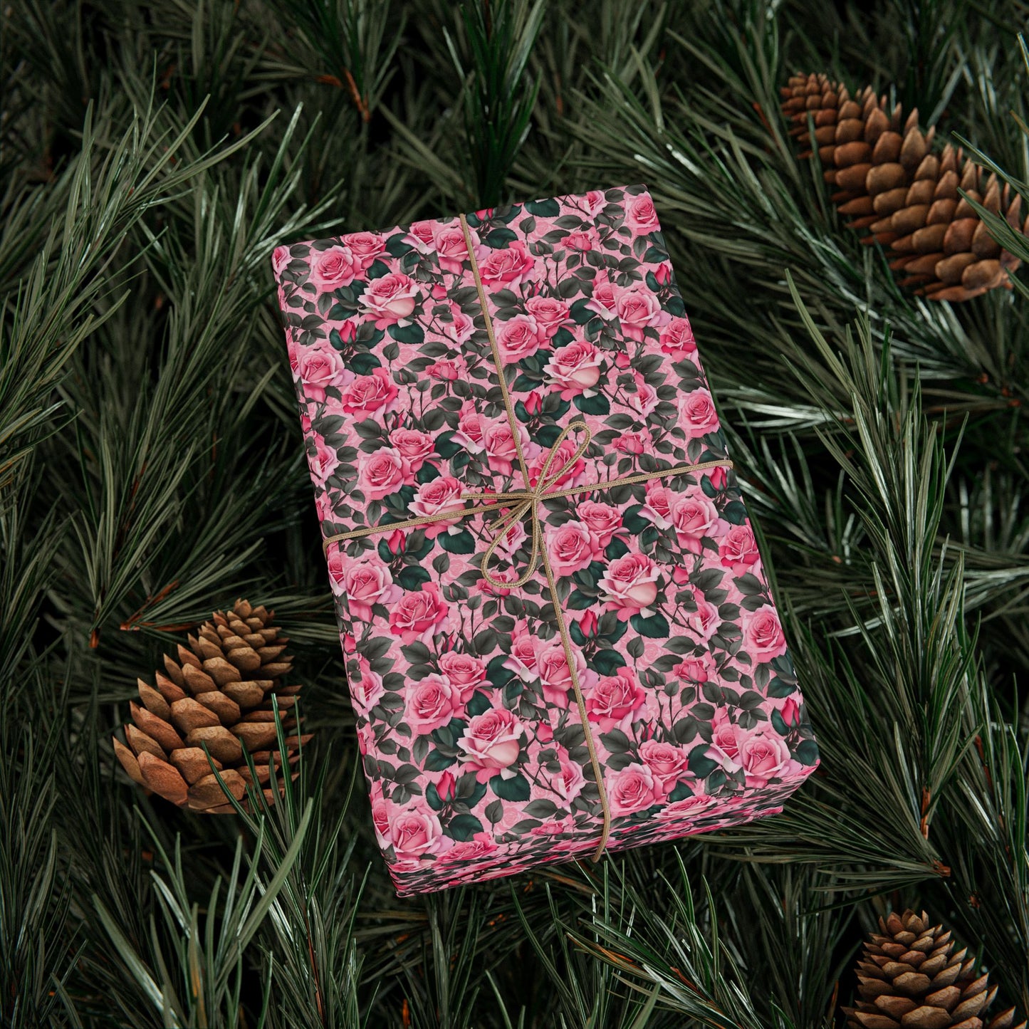 Floral Gift Wrap Sheets, Elegant Wrapping Paper for Birthdays, Holidays, Showers, Weddings, Eco-Friendly Gift Packaging