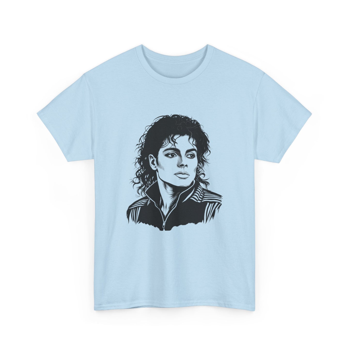 Michael Inspired Unisex Heavy Cotton Tee, Vintage Style Shirt, Retro Graphic Tee, Music Lover Gift, Unisex Casual Wear