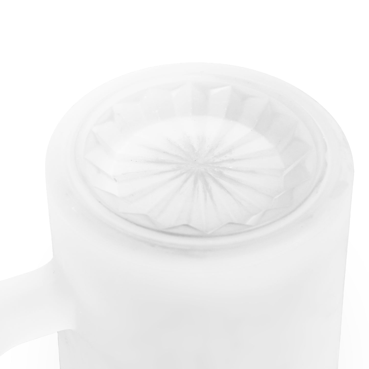 Frosted Glass Beer Mug Letter A