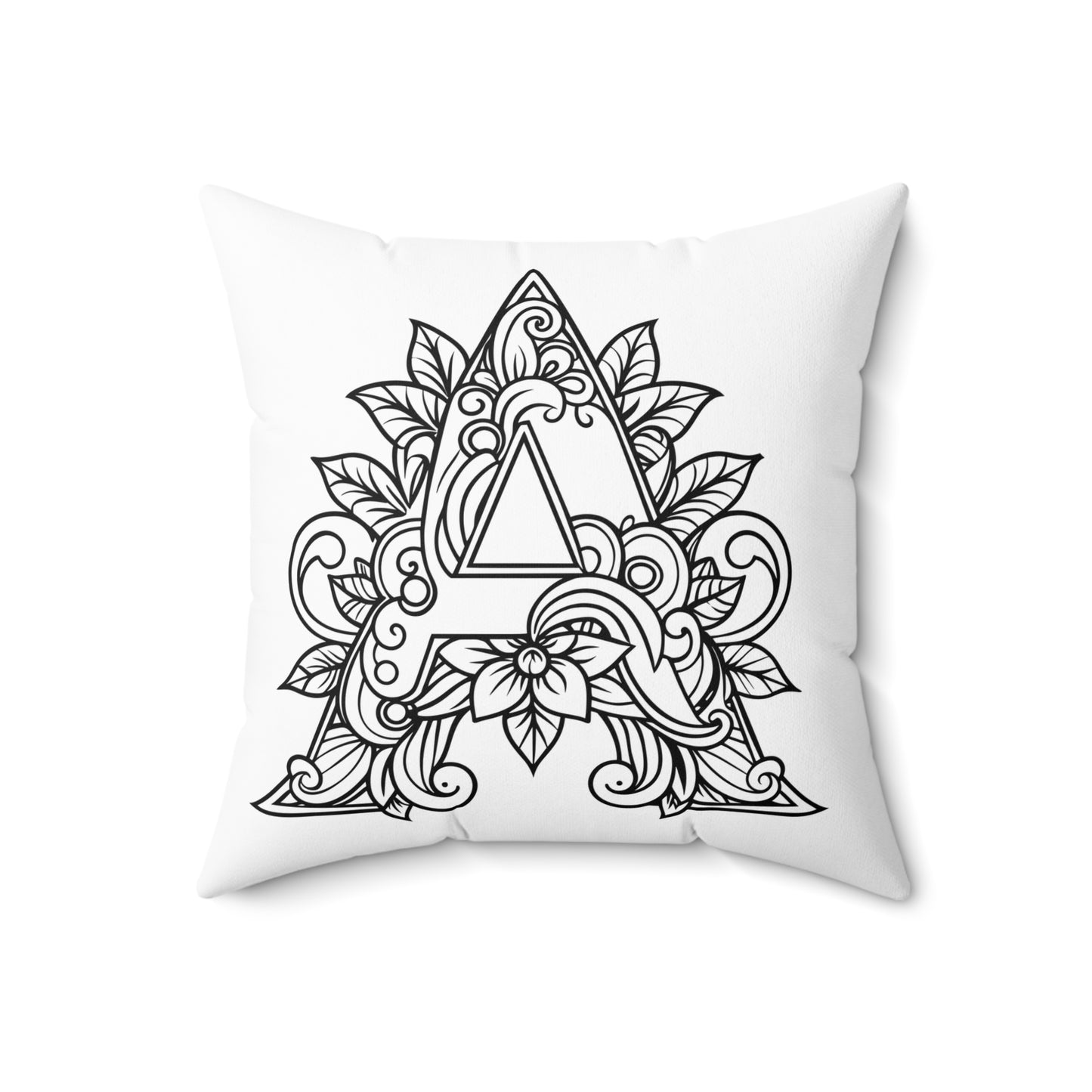 Spun Polyester Square Pillow
