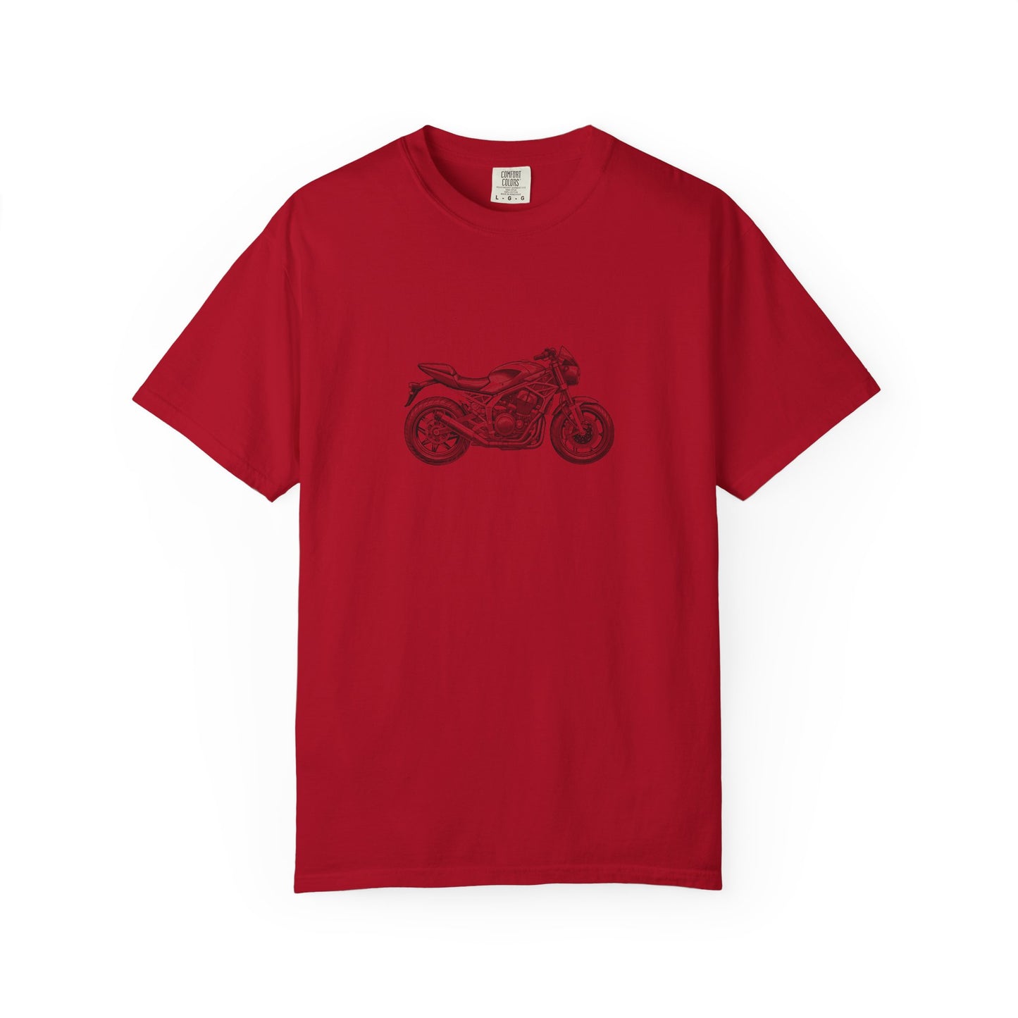 Motorcycle Vibes Unisex Garment-Dyed T-Shirt, Biker Tee for Motorcycle Enthusiasts, Gift for Riders, Casual Wear, Adventure Apparel