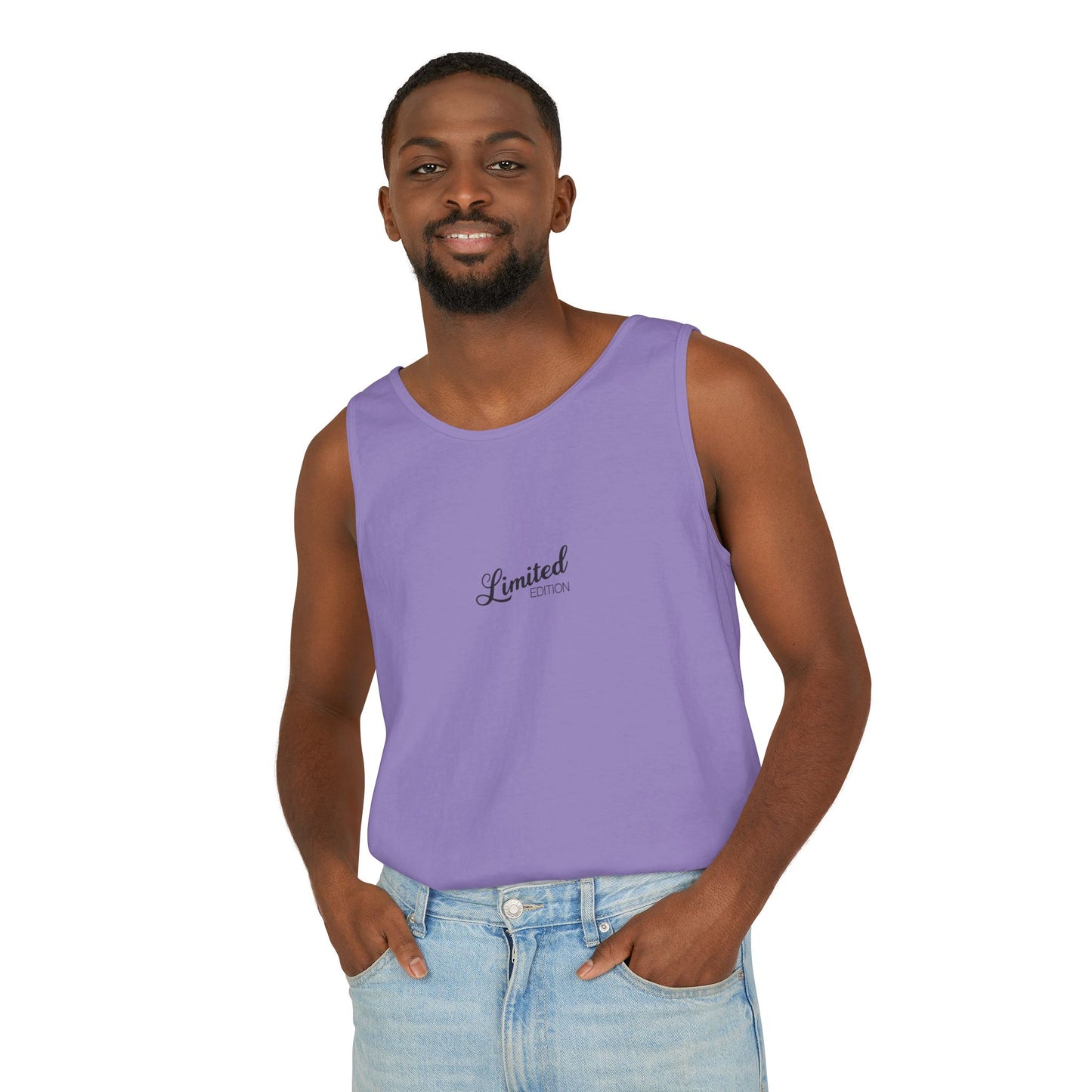 Limited Edition Unisex Garment-Dyed Tank Top, Summer Fashion, Beachwear, Gift for Him & Her, Casual Style, Relaxed Fit