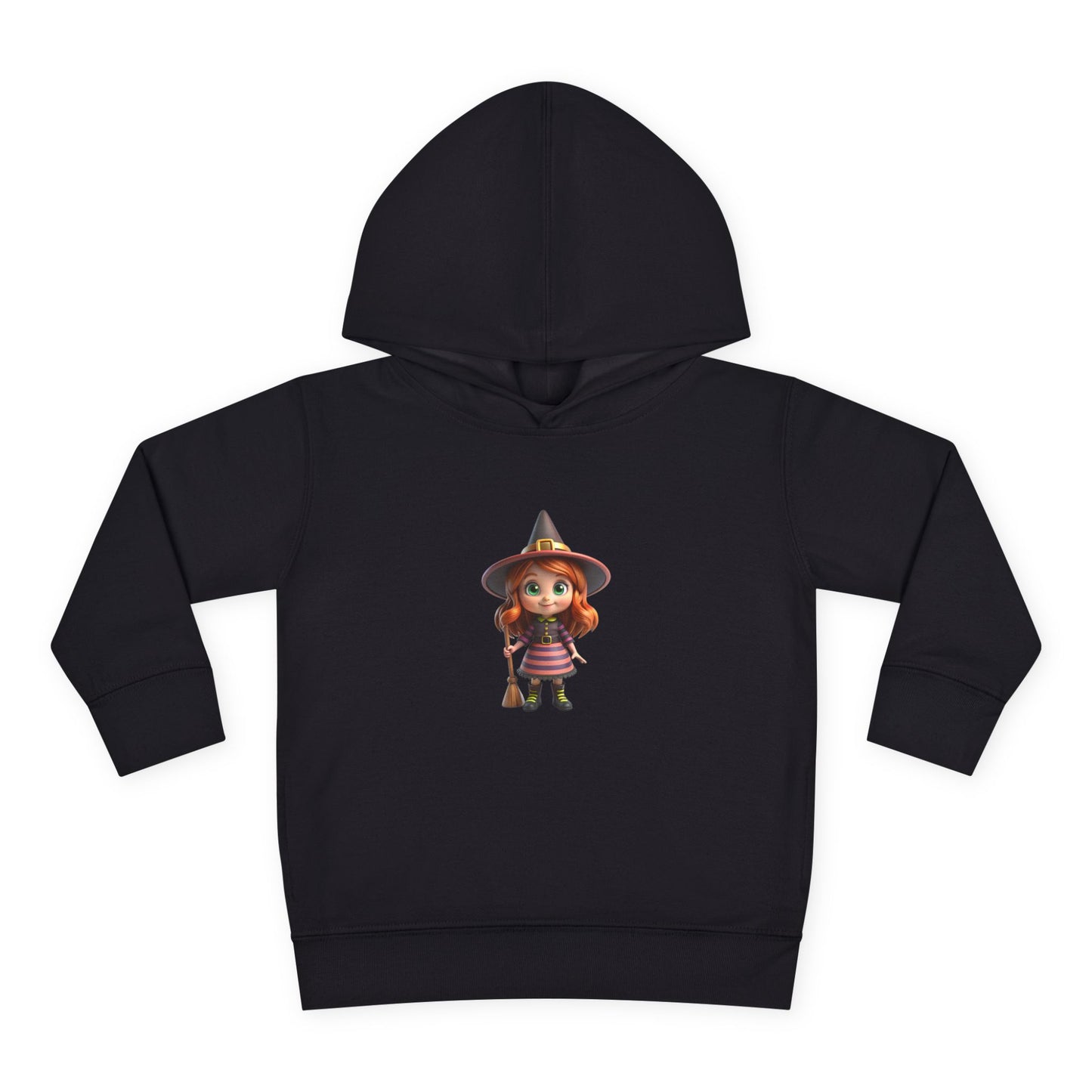 Toddler Witch Fleece Hoodie, Cute Kids Pullover, Halloween Costume, Cozy Toddler Apparel, Spooky Season Gear, Gift for Little Ones