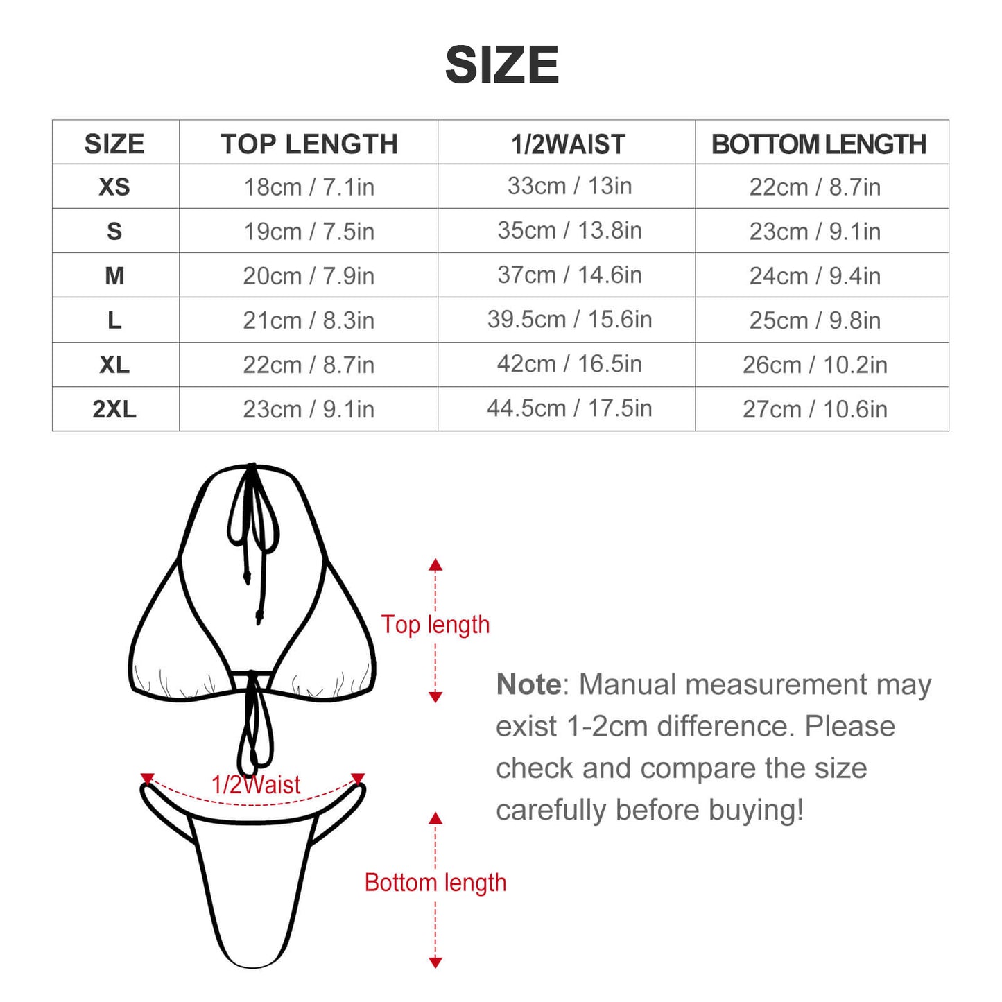 2-Piece Thong Triangle Bikini Set J195D57
